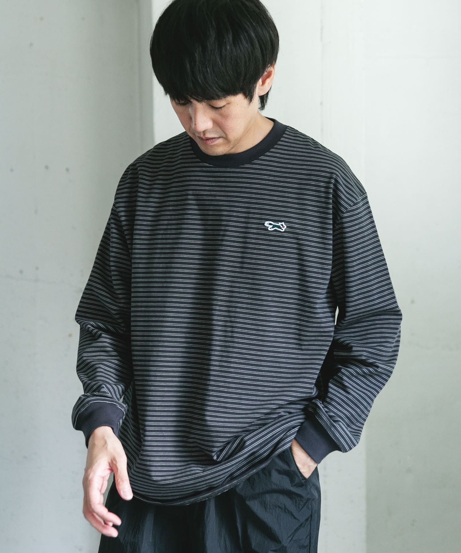 別注』PENNEYS×DOORS THE FOX 天竺ロングスリーブTシャツ(M WHITE