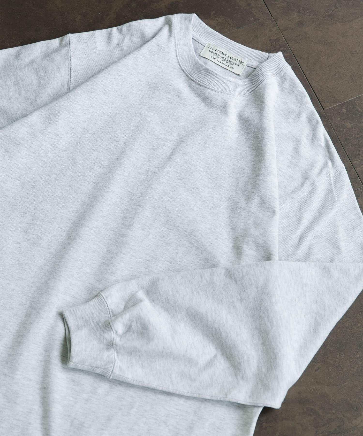 10.5オンス ヘビーウェイトロングスリーブTシャツ ASH GRAY M