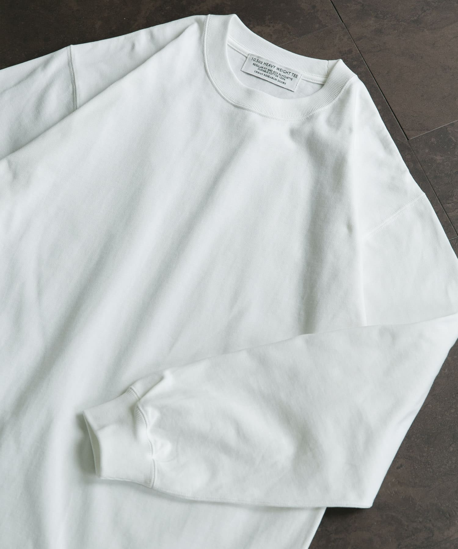 10.5オンス ヘビーウェイトロングスリーブTシャツ WHITE M
