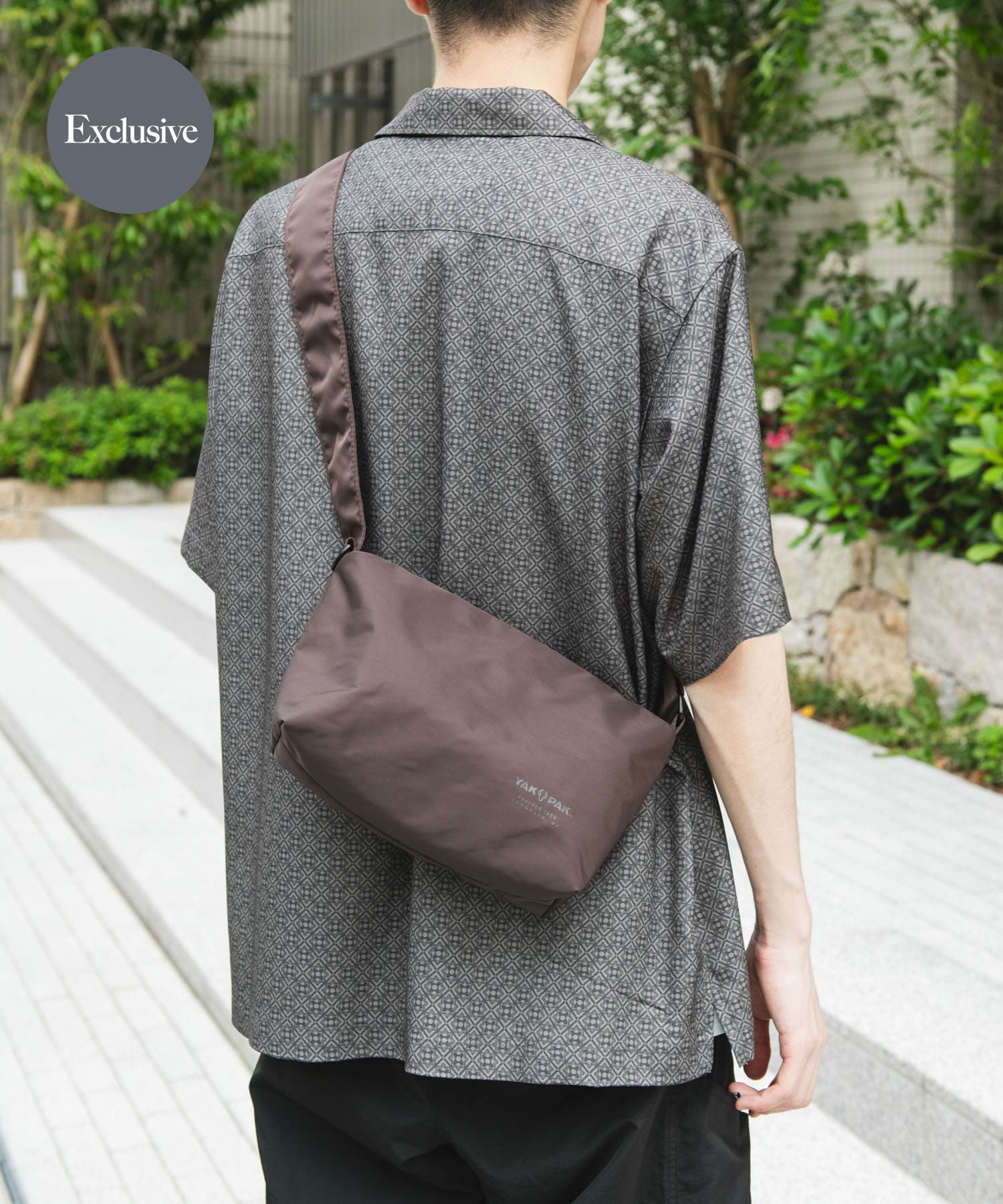 『別注』YAKPAK×DOORS　SHOULDER BAG S BROWN -