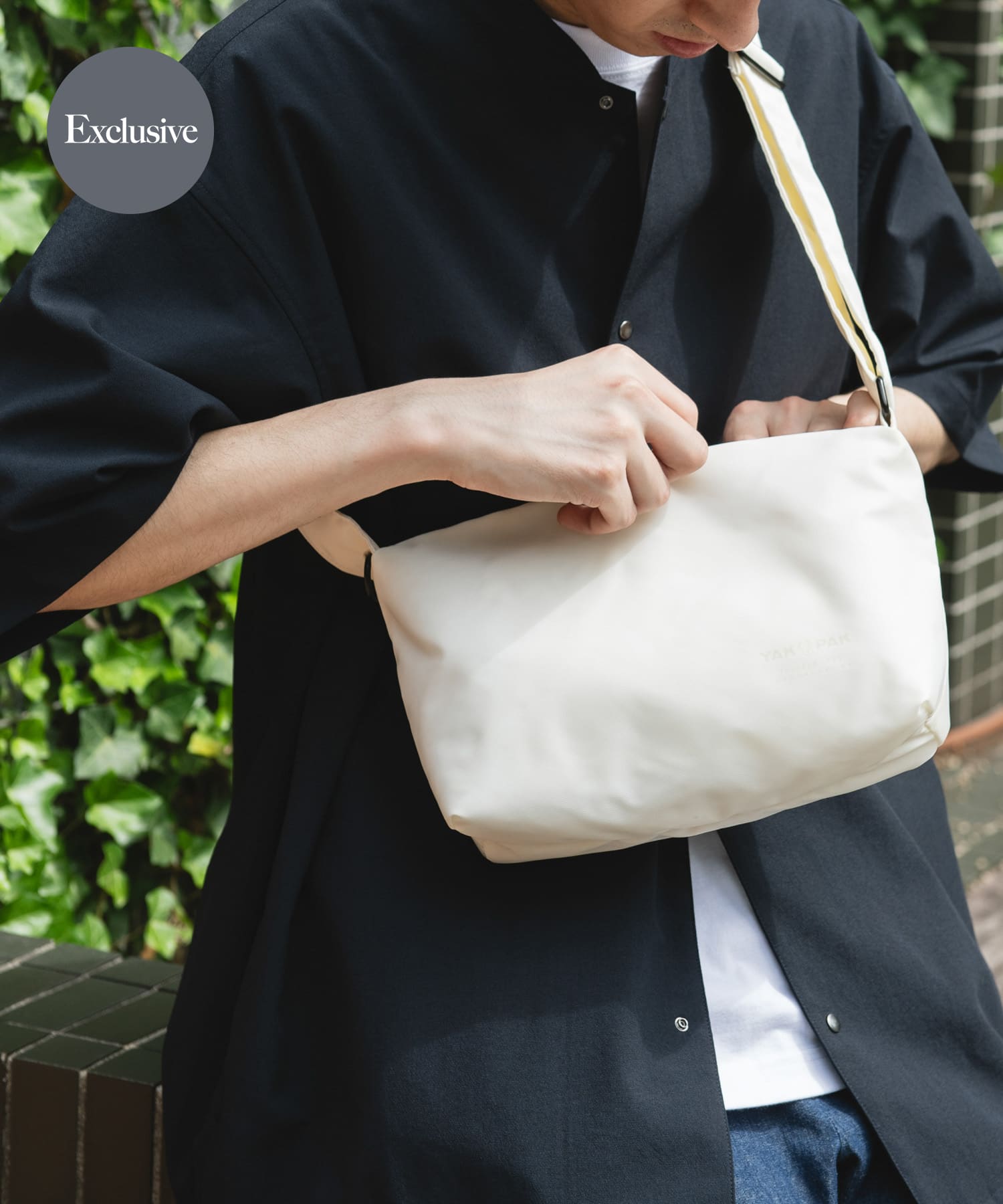 『別注』YAKPAK×DOORS　SHOULDER BAG S WHITE -
