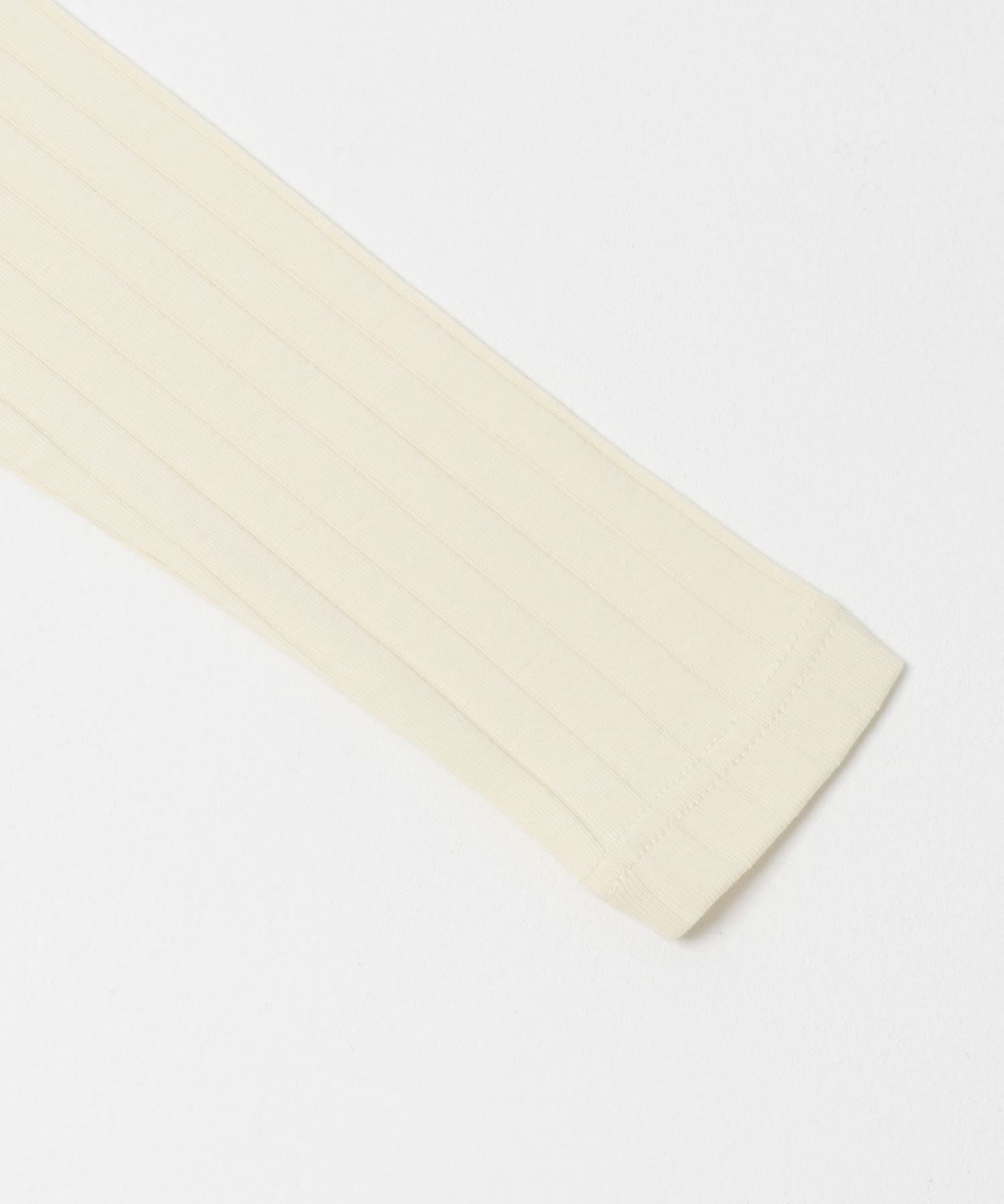針抜き長袖カットソー IVORY M