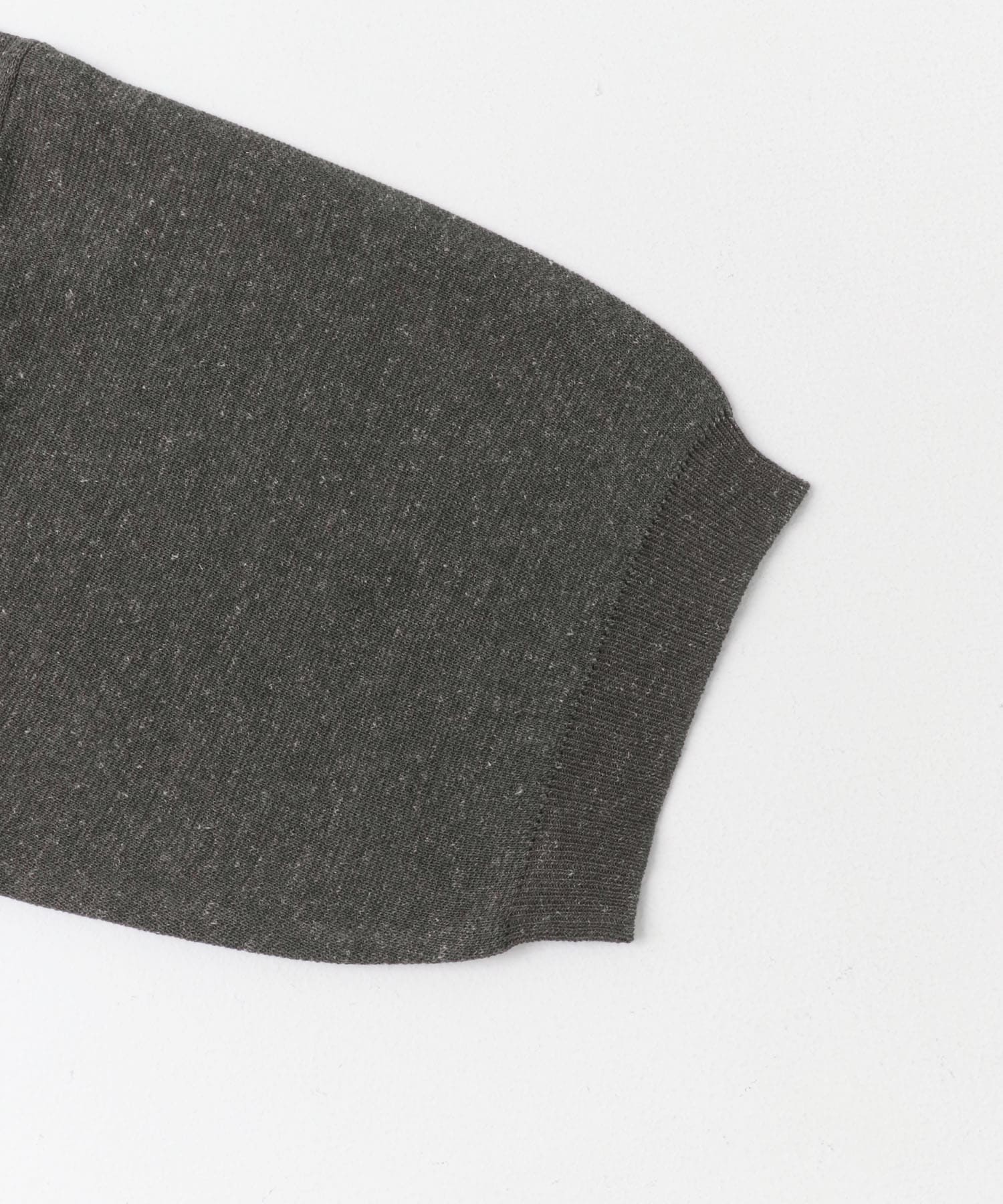 ニットポロシャツ CHARCOAL M