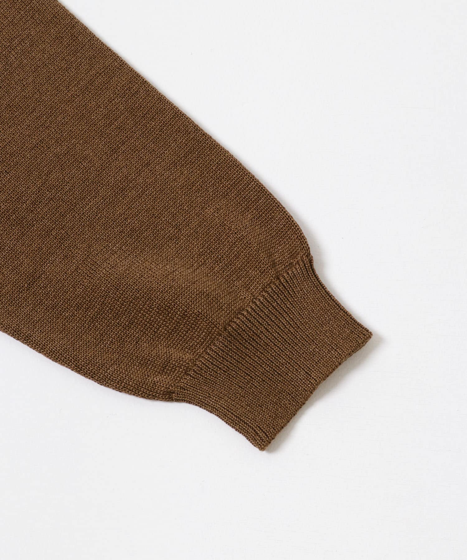ウォッシャブルドライニットカーディガン BROWN M