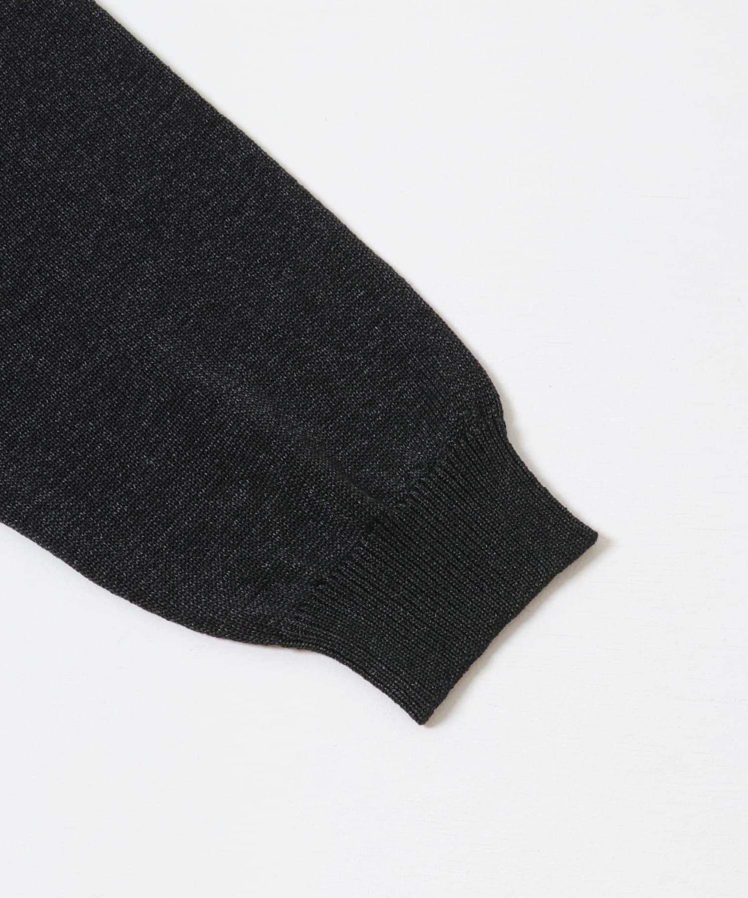 ウォッシャブルドライニットカーディガン BLACK M