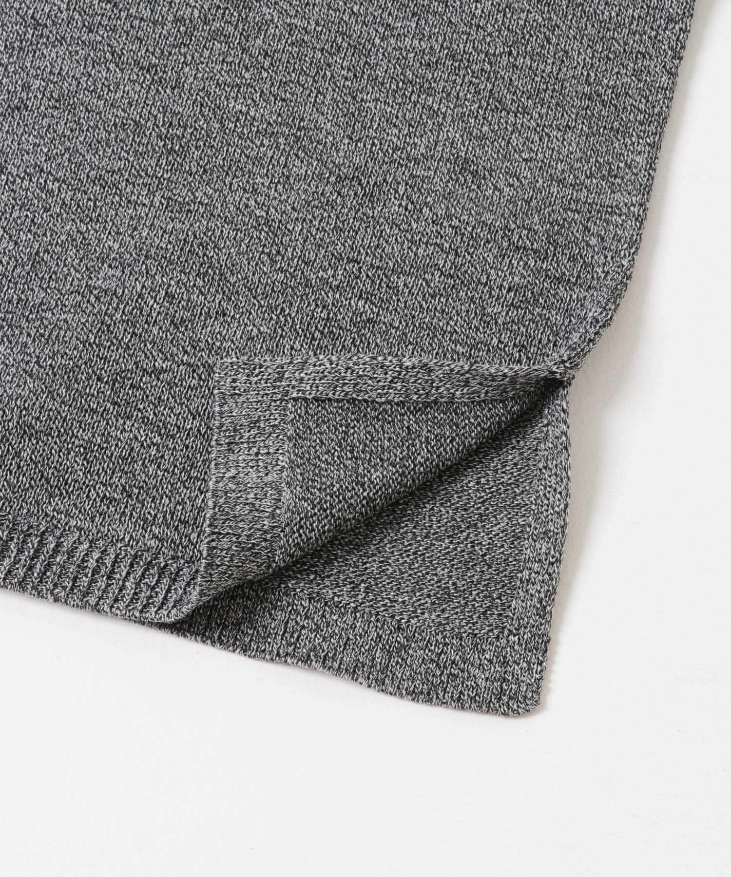 ウォッシャブルドライニットカーディガン MIX GRAY M