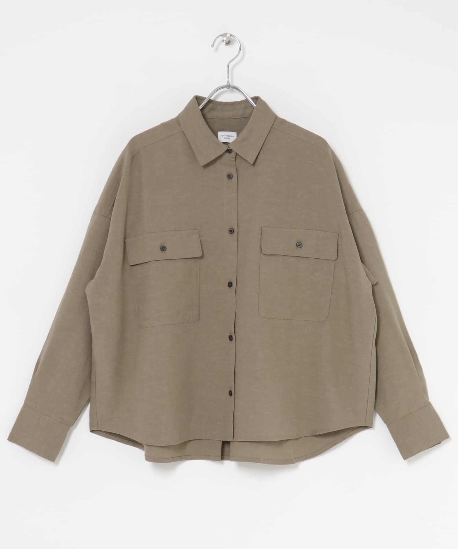 セットアップ対応』 ワークポケットシャツ(M GREIGE): トップス