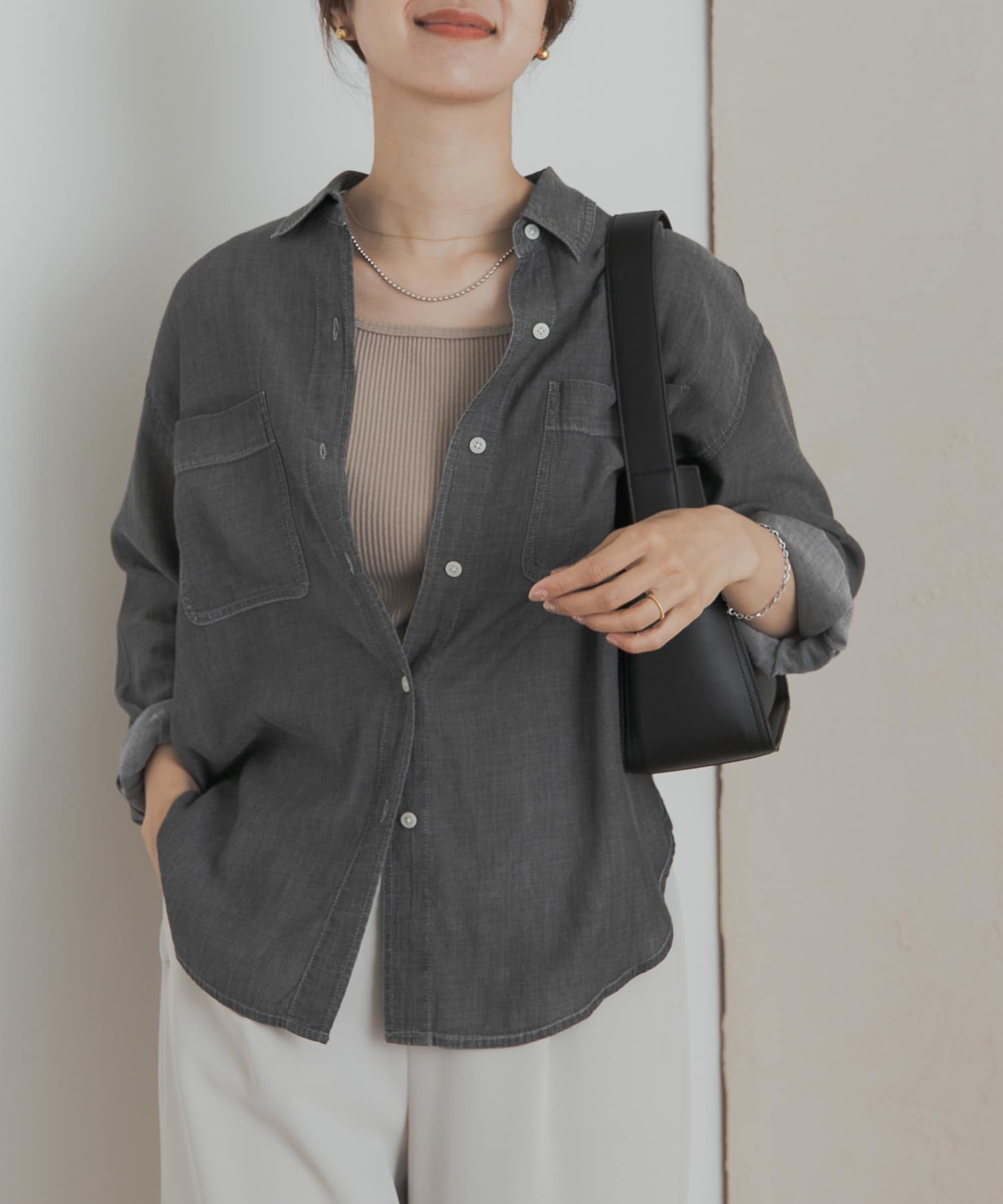 『再入荷』シアーデニムシャツ