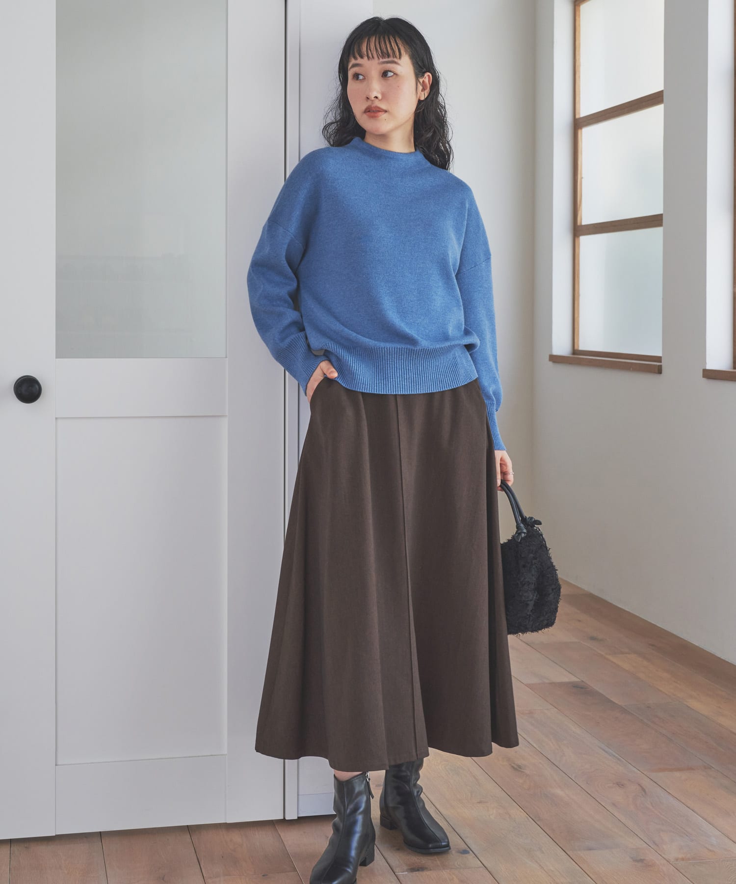 【新品未使用品】Ujoh danskin インサレーション フレアスカート 新品未使用品】Ujoh danskin インサレーション フレアスカート