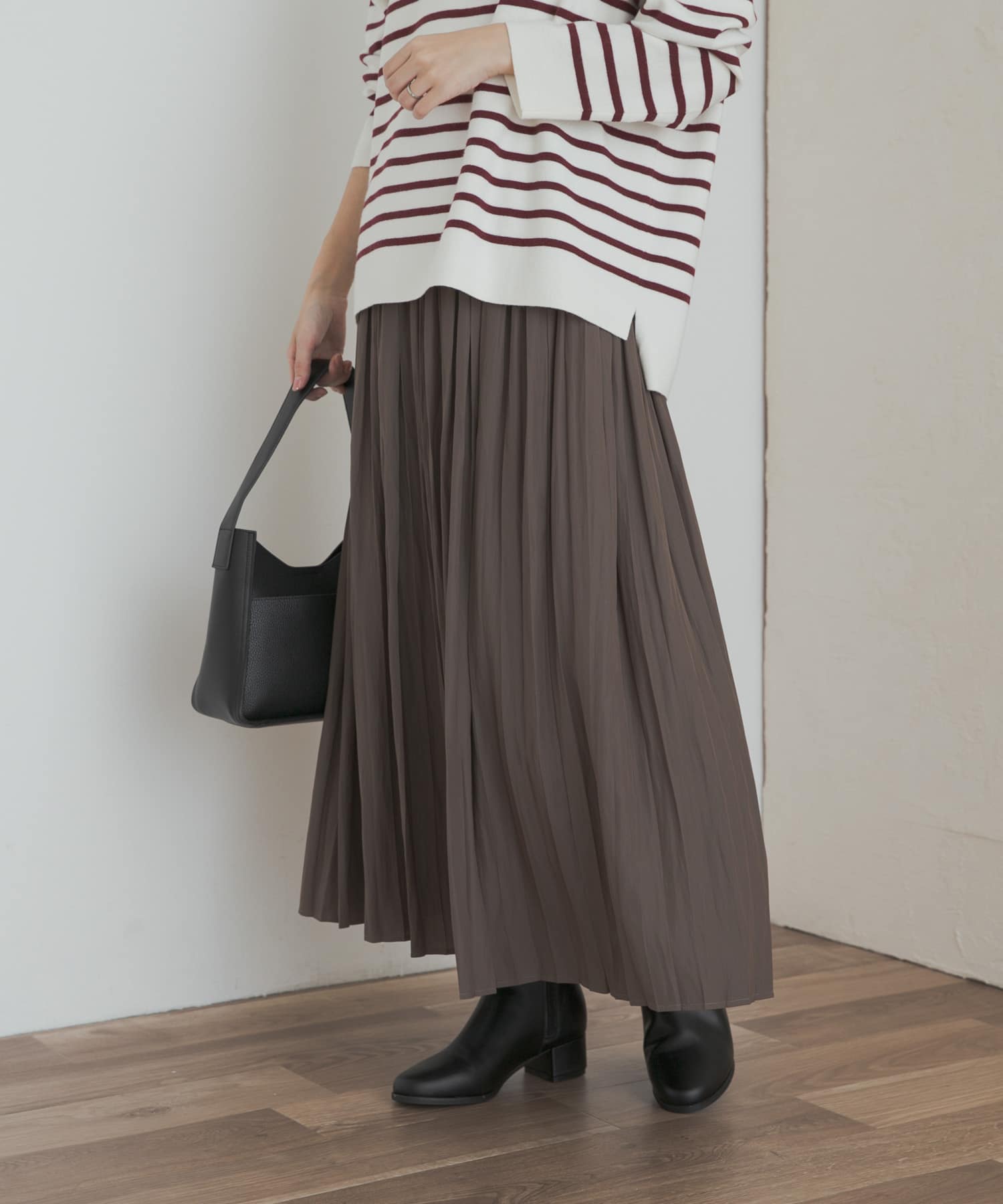 ランダムプリーツスカート