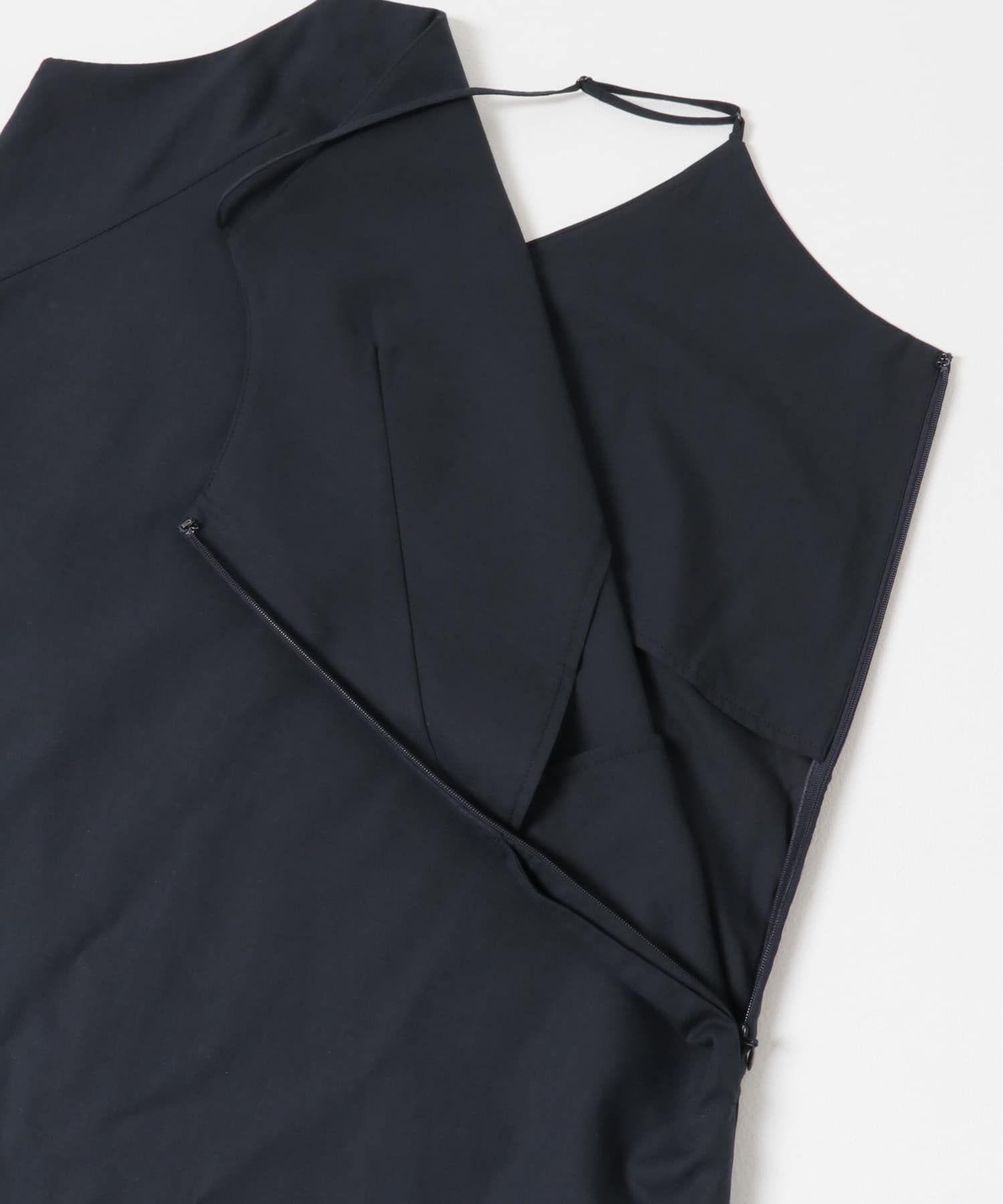 バックVストレートキャミワンピース NAVY M