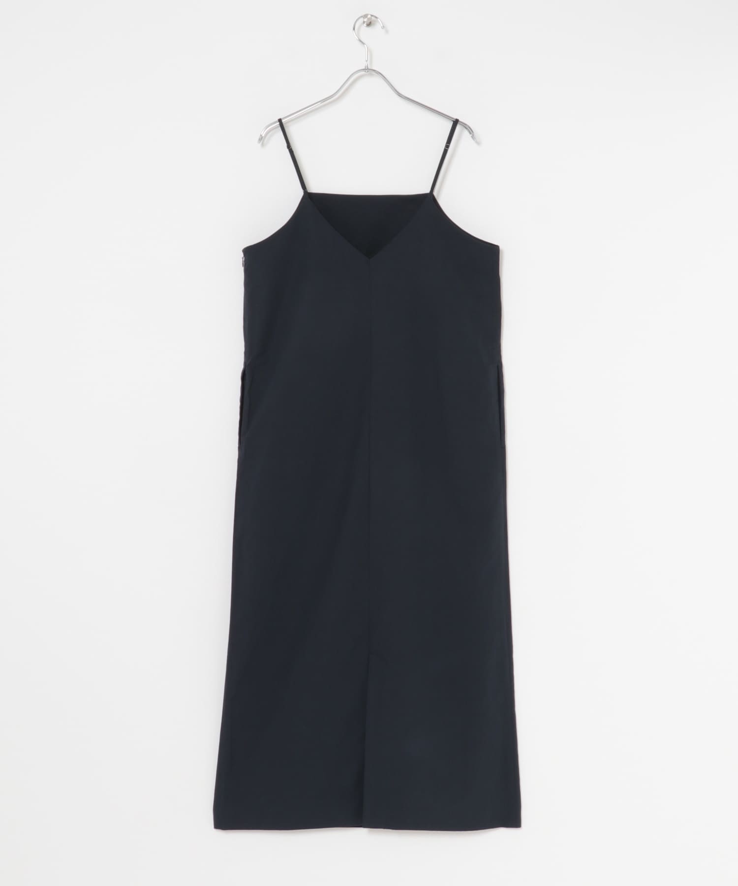 バックVストレートキャミワンピース NAVY M