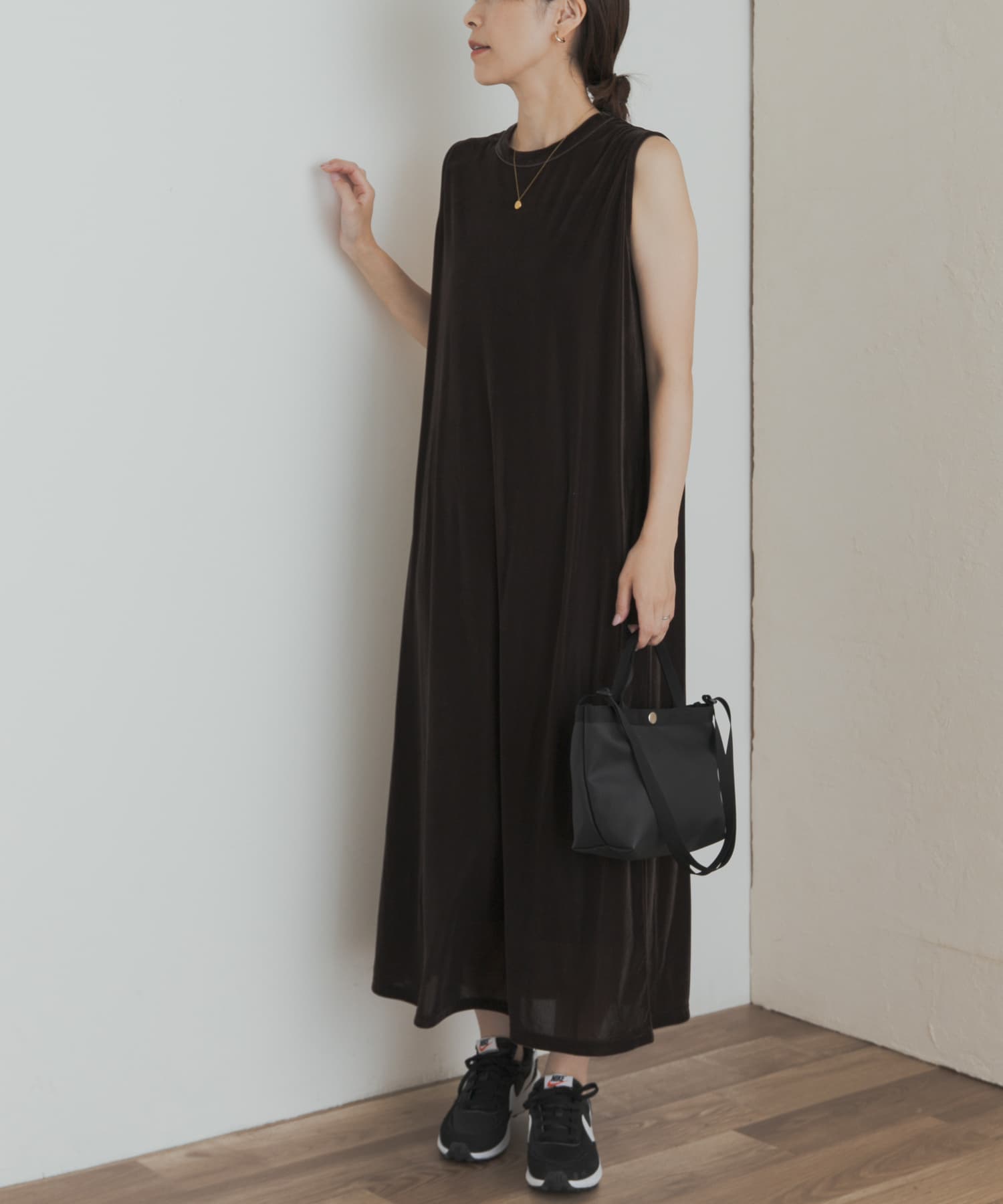 シアーベロアワンピース