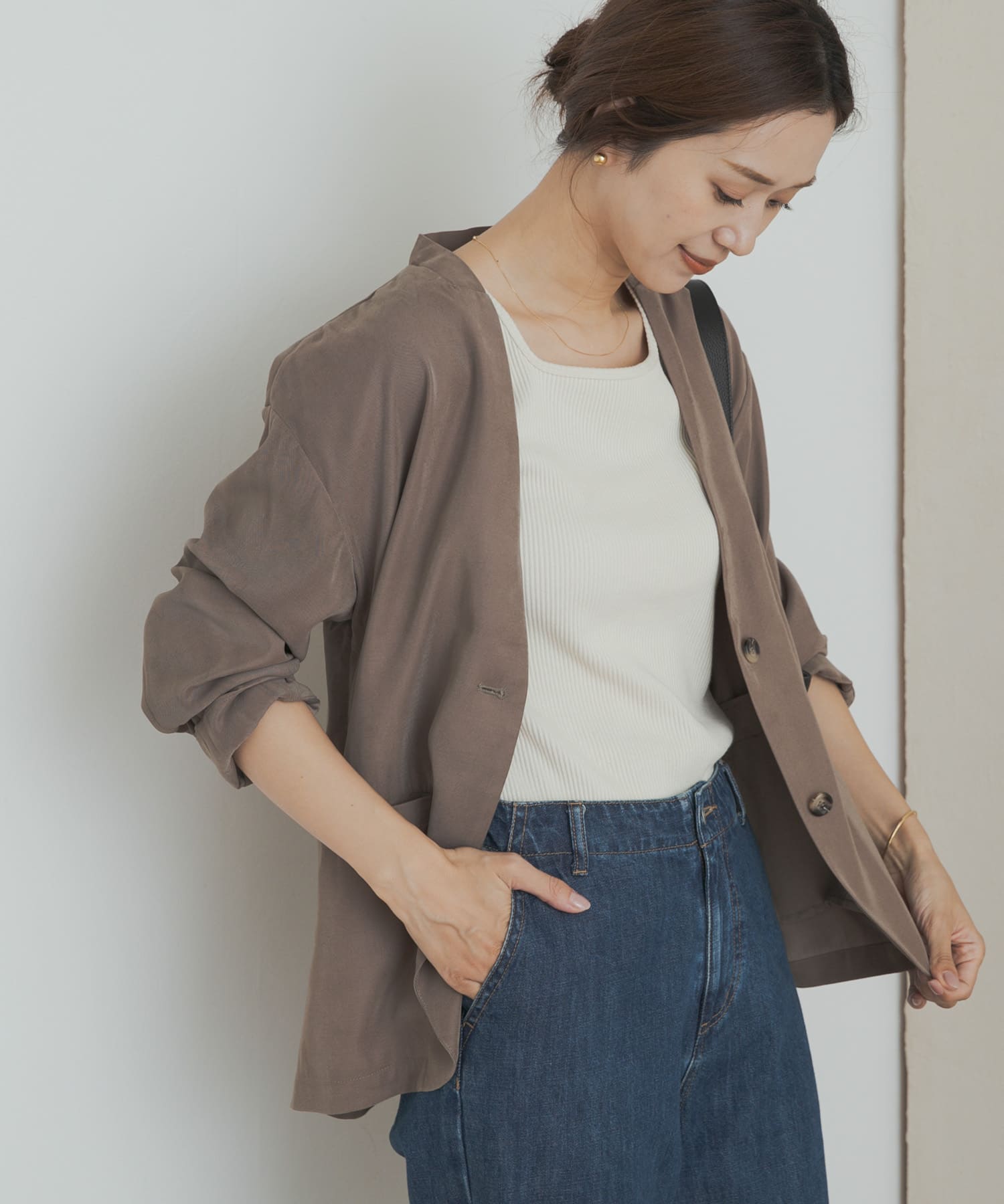 ノーカラージャケット(M BLACK): アウター｜URBAN RESEARCH公式