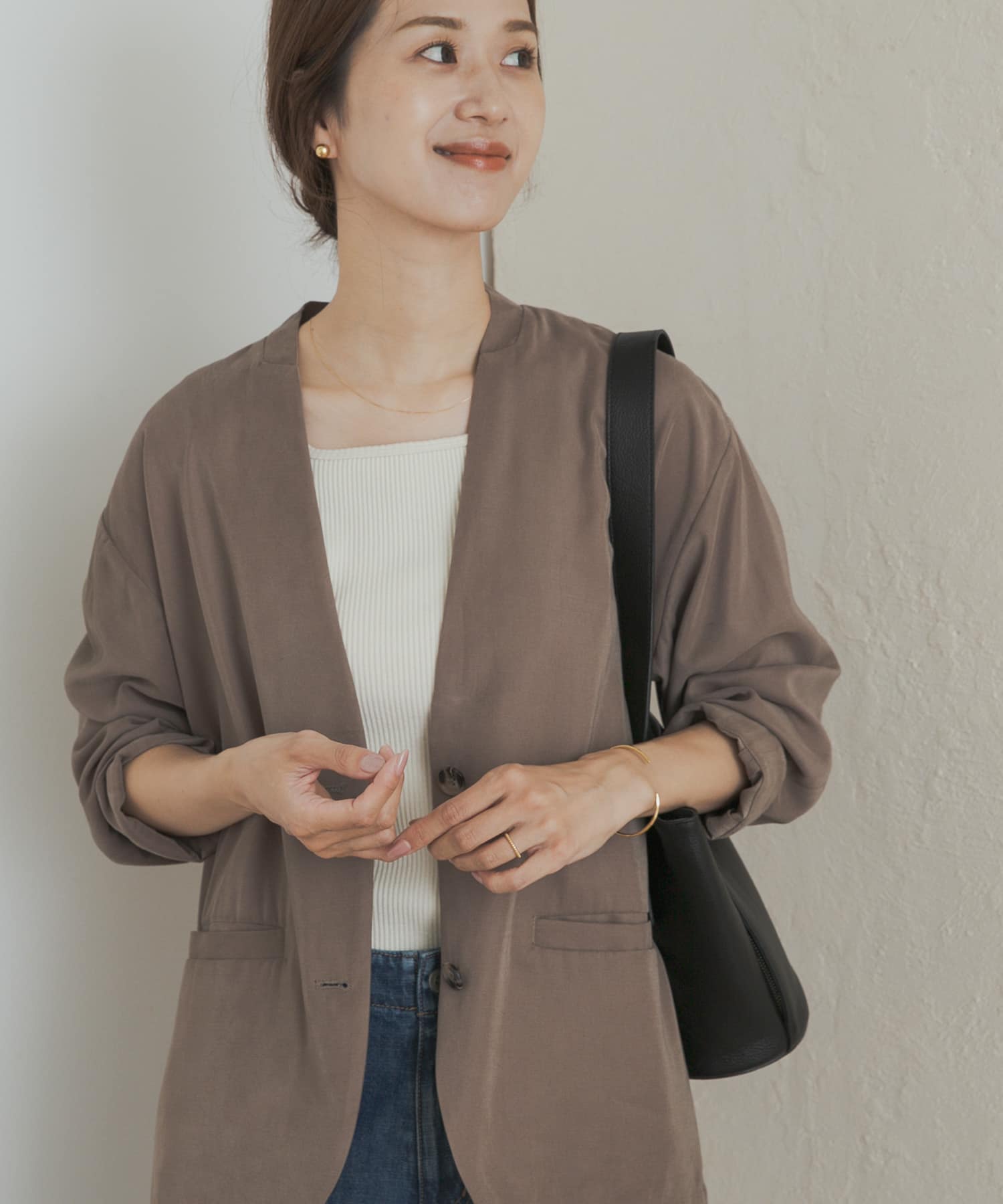 ノーカラージャケット(M BLACK): アウター｜URBAN RESEARCH公式