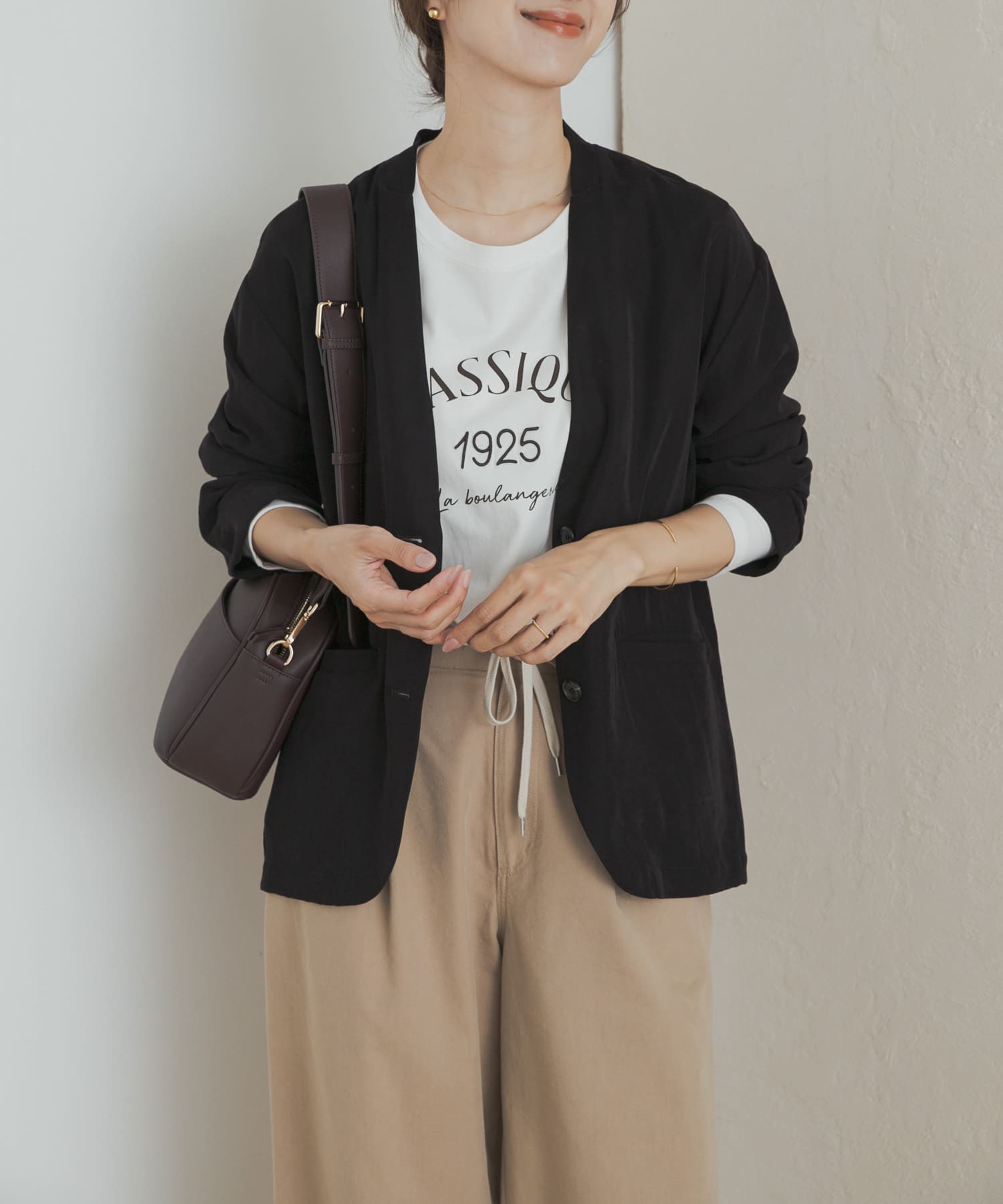 ノーカラージャケット