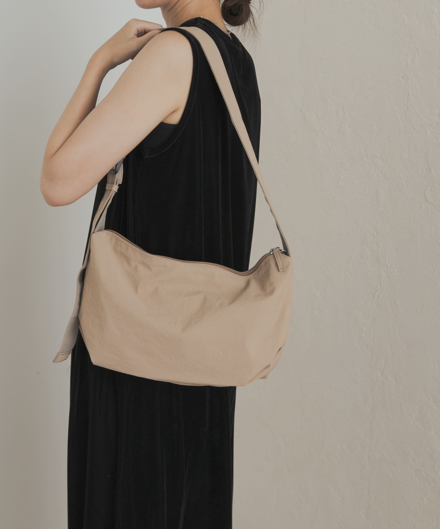 ウォッシャブルミニショルダー BEIGE one