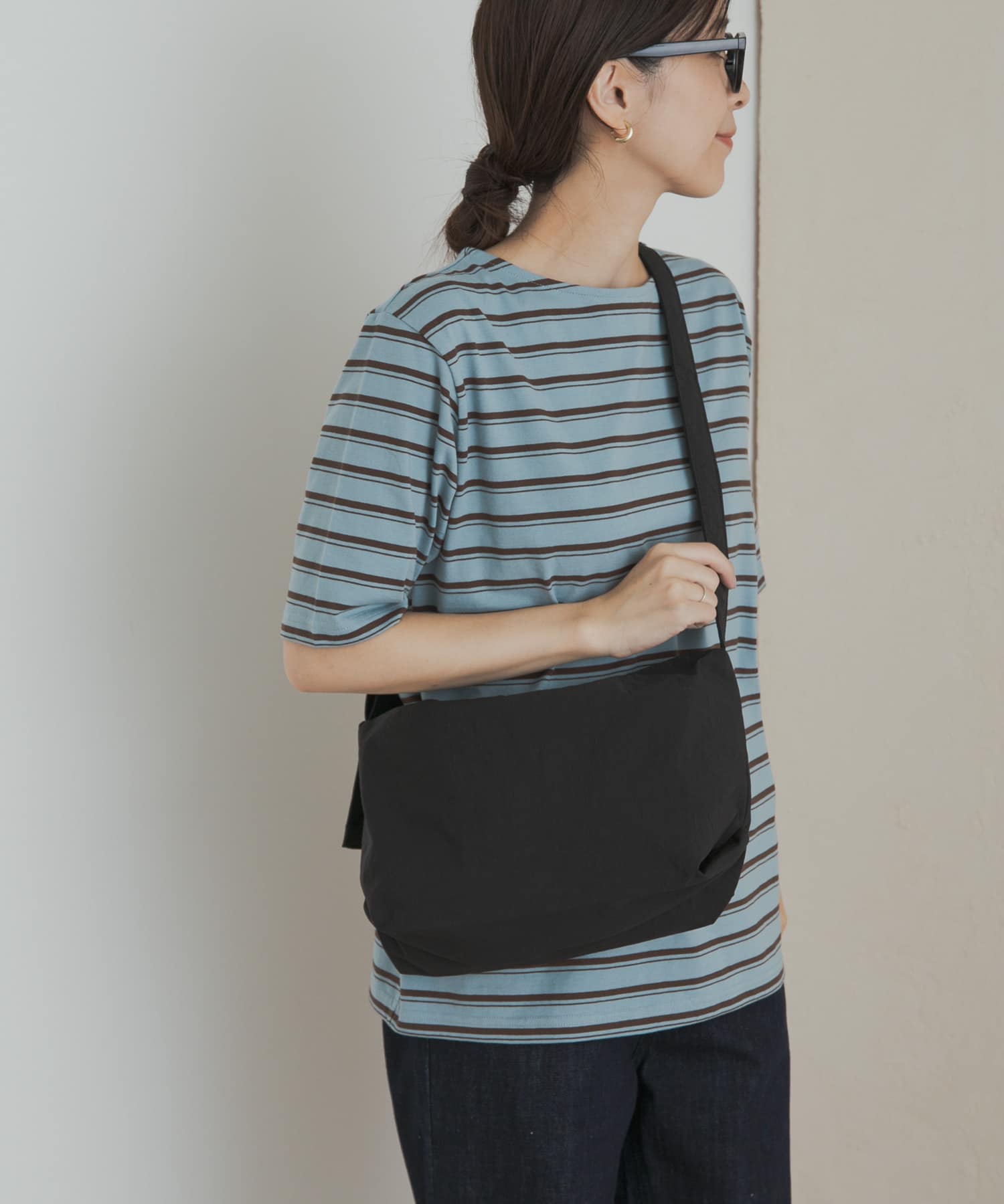 ウォッシャブルミニショルダー BLACK one