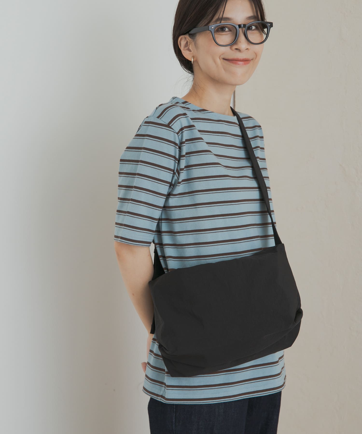 ウォッシャブルミニショルダー BLACK one