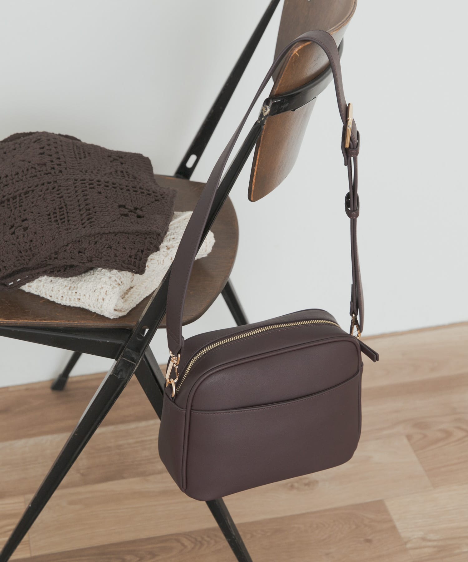 2WAYスクエアショルダーバッグ