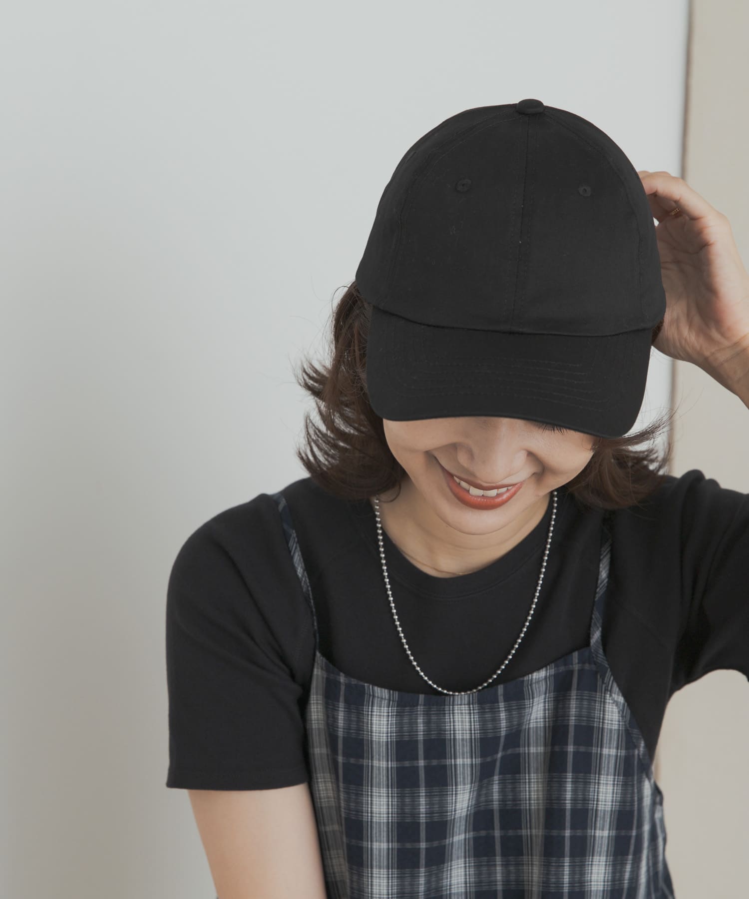 ツイルキャップ BLACK one