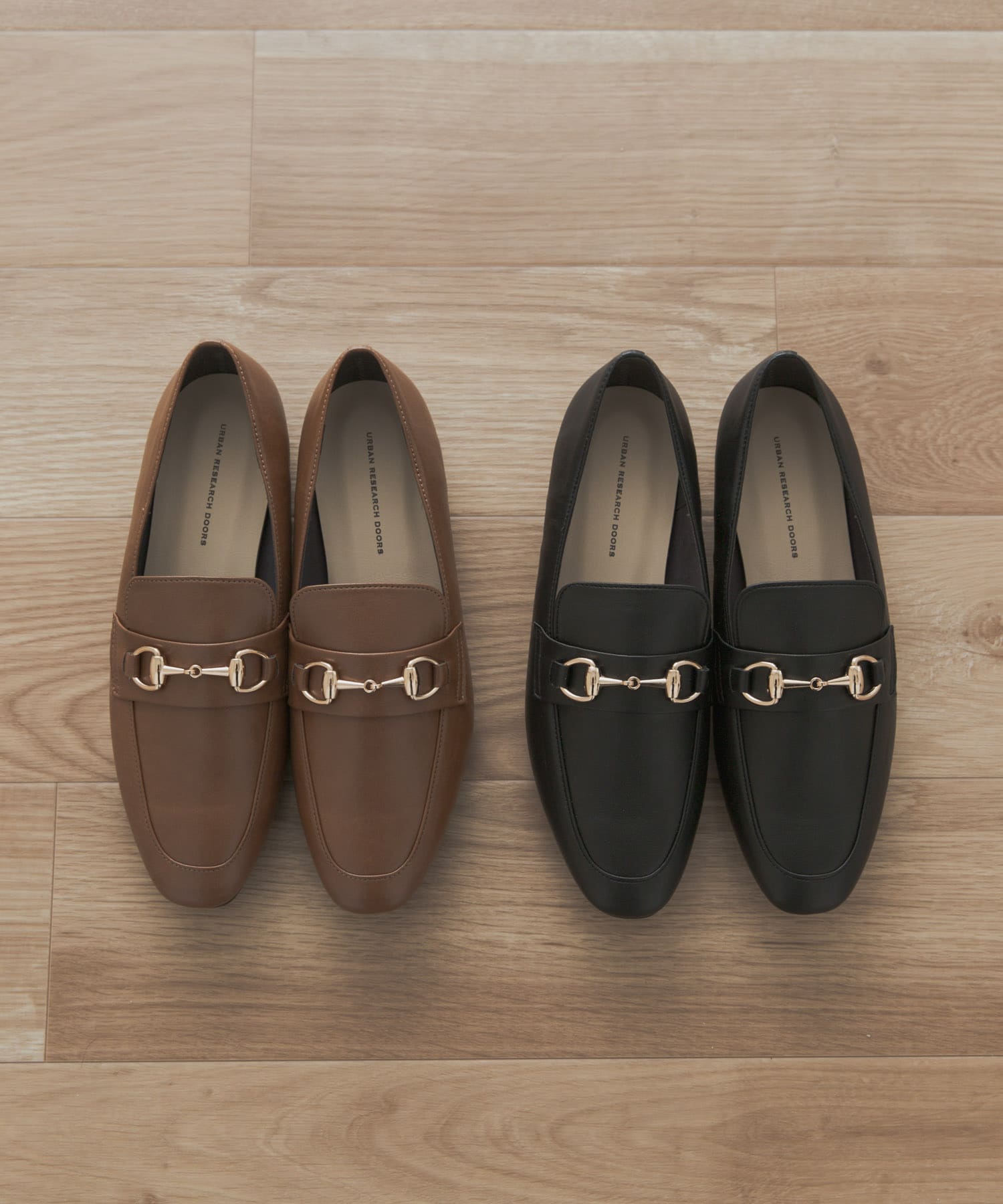 ビット付きローファー CAMELBROWN 36