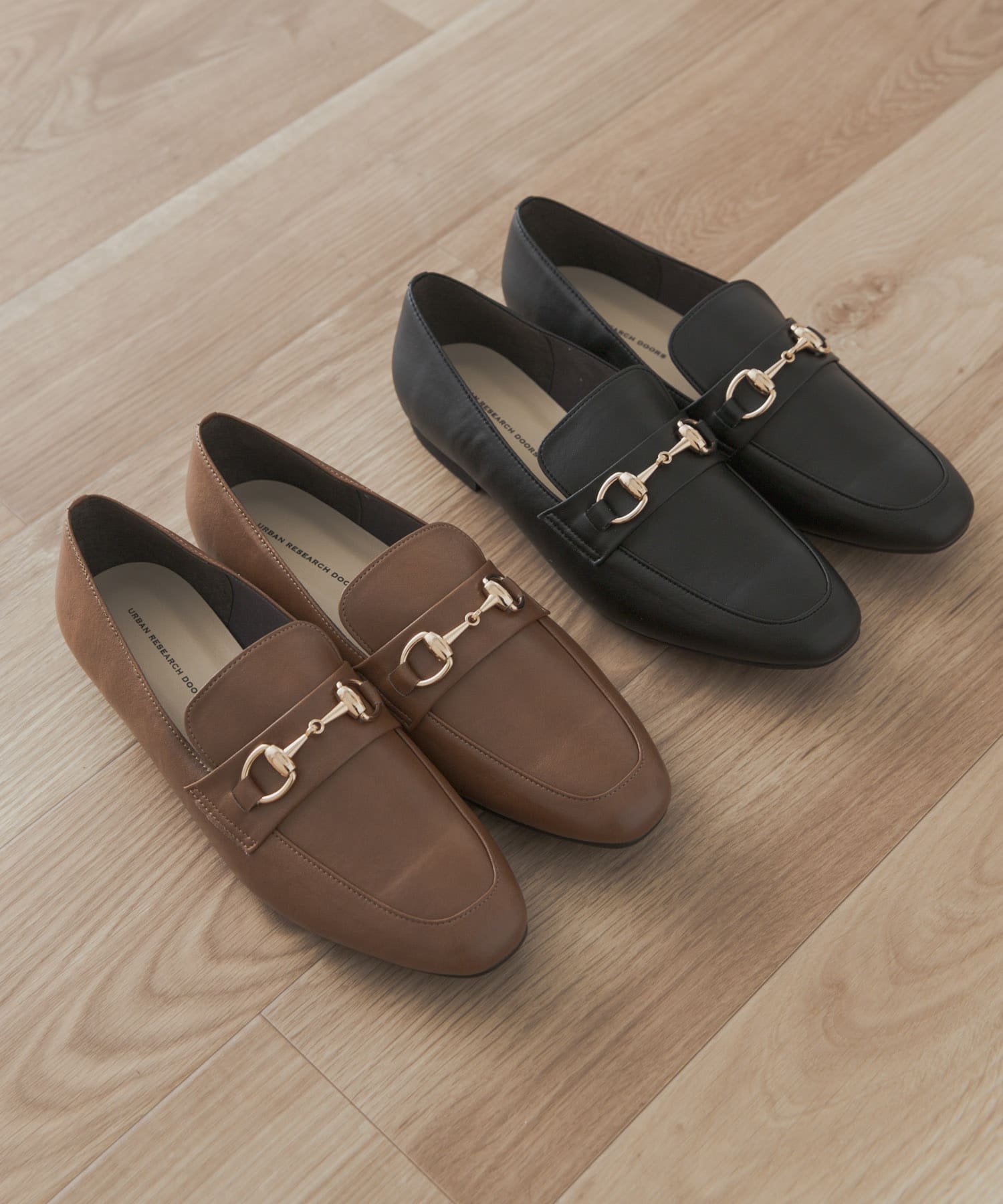 ビット付きローファー CAMELBROWN 36