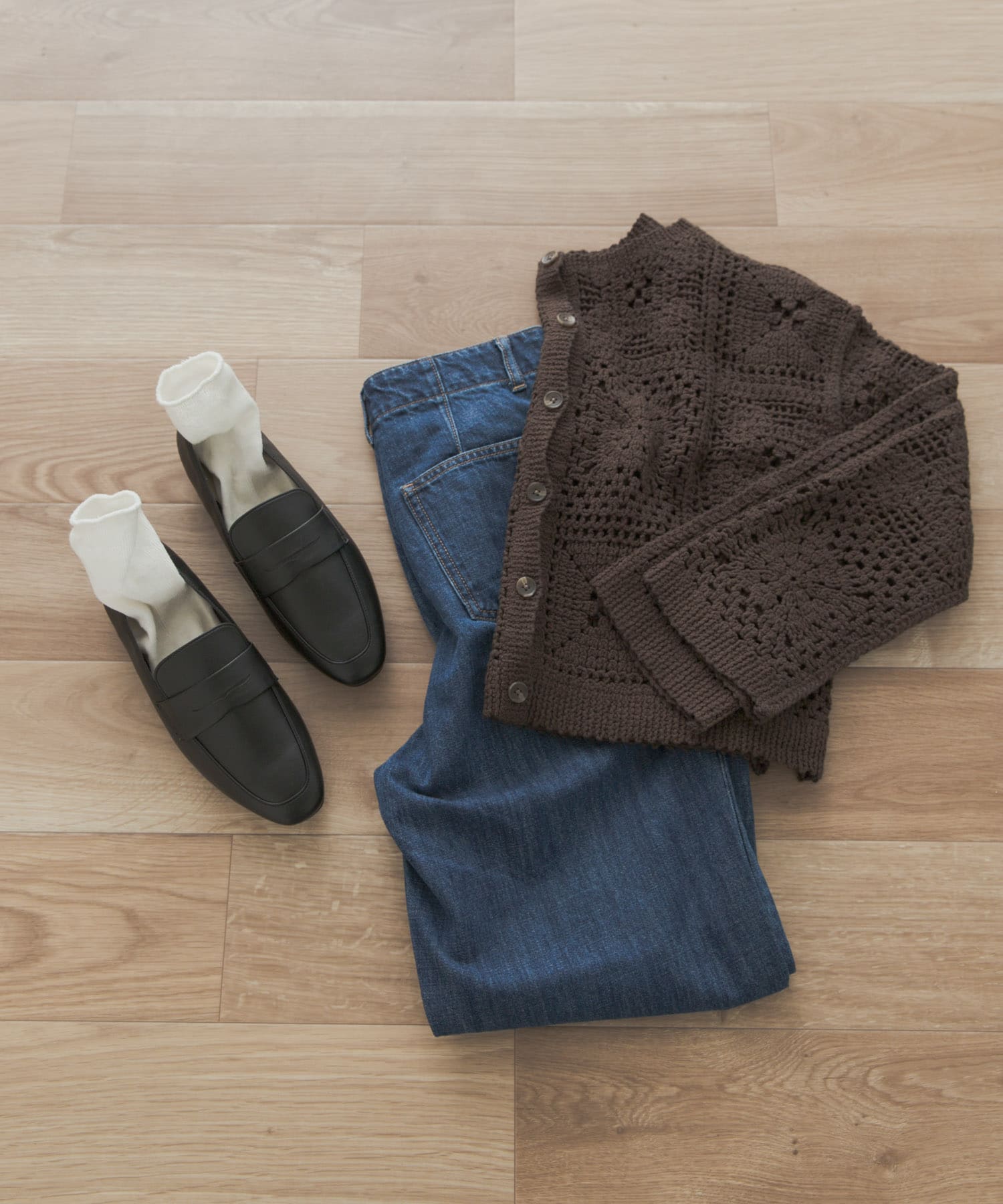 ベーシックローファー BLACK 36