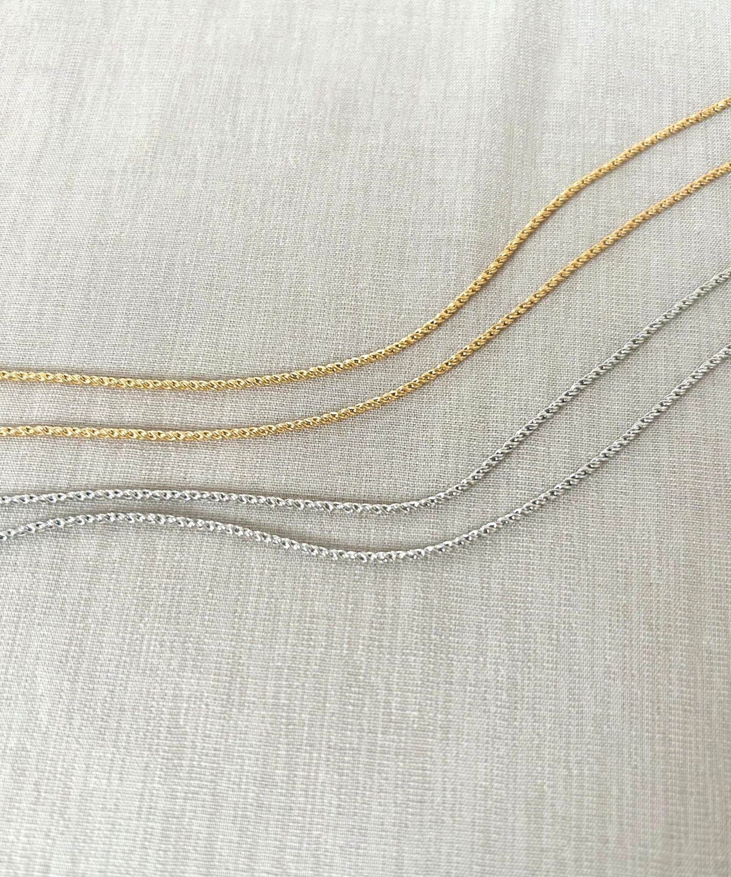 ワンチェーンYネックレス SILVER one