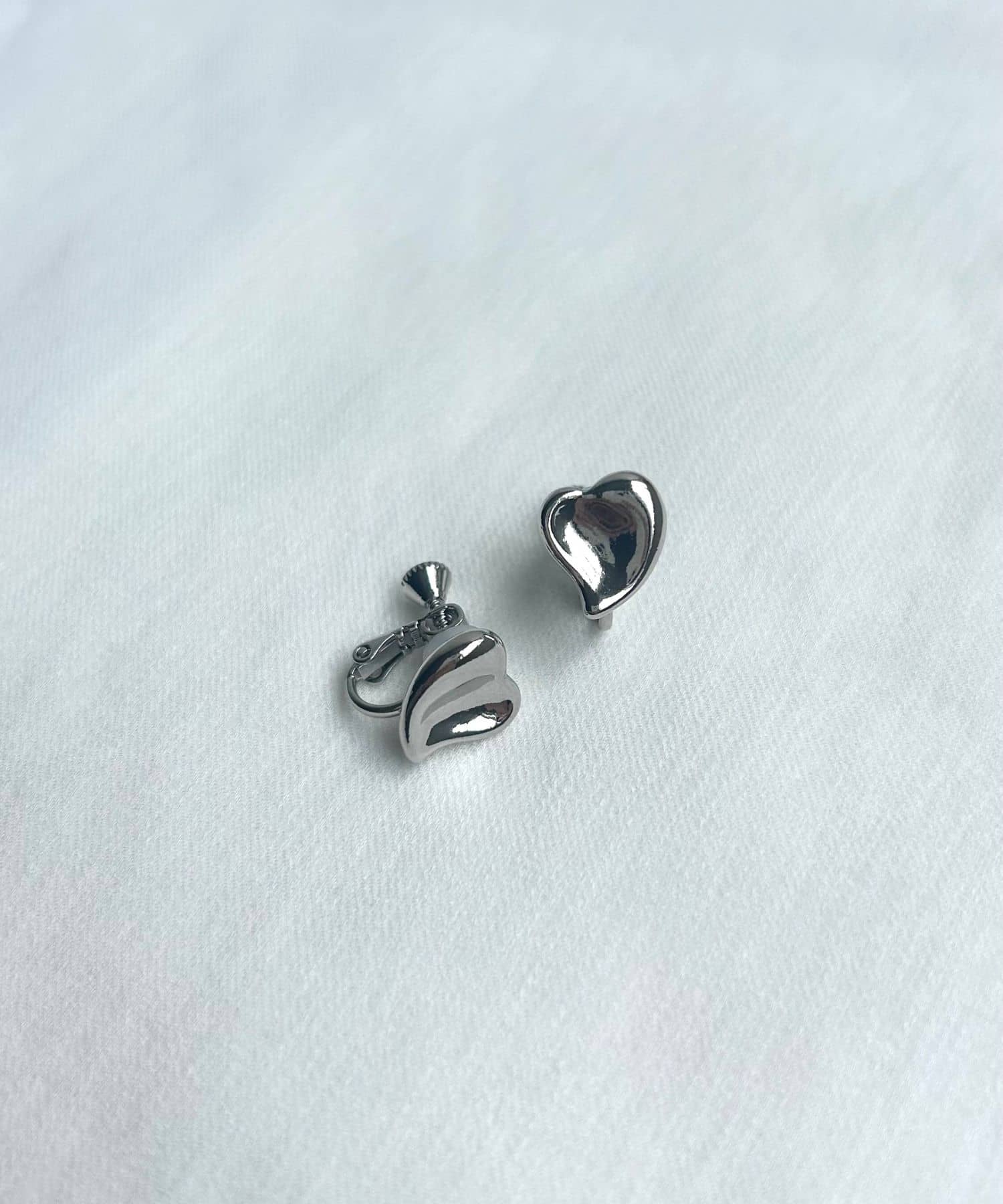 ハートモチーフイヤリング SILVER one