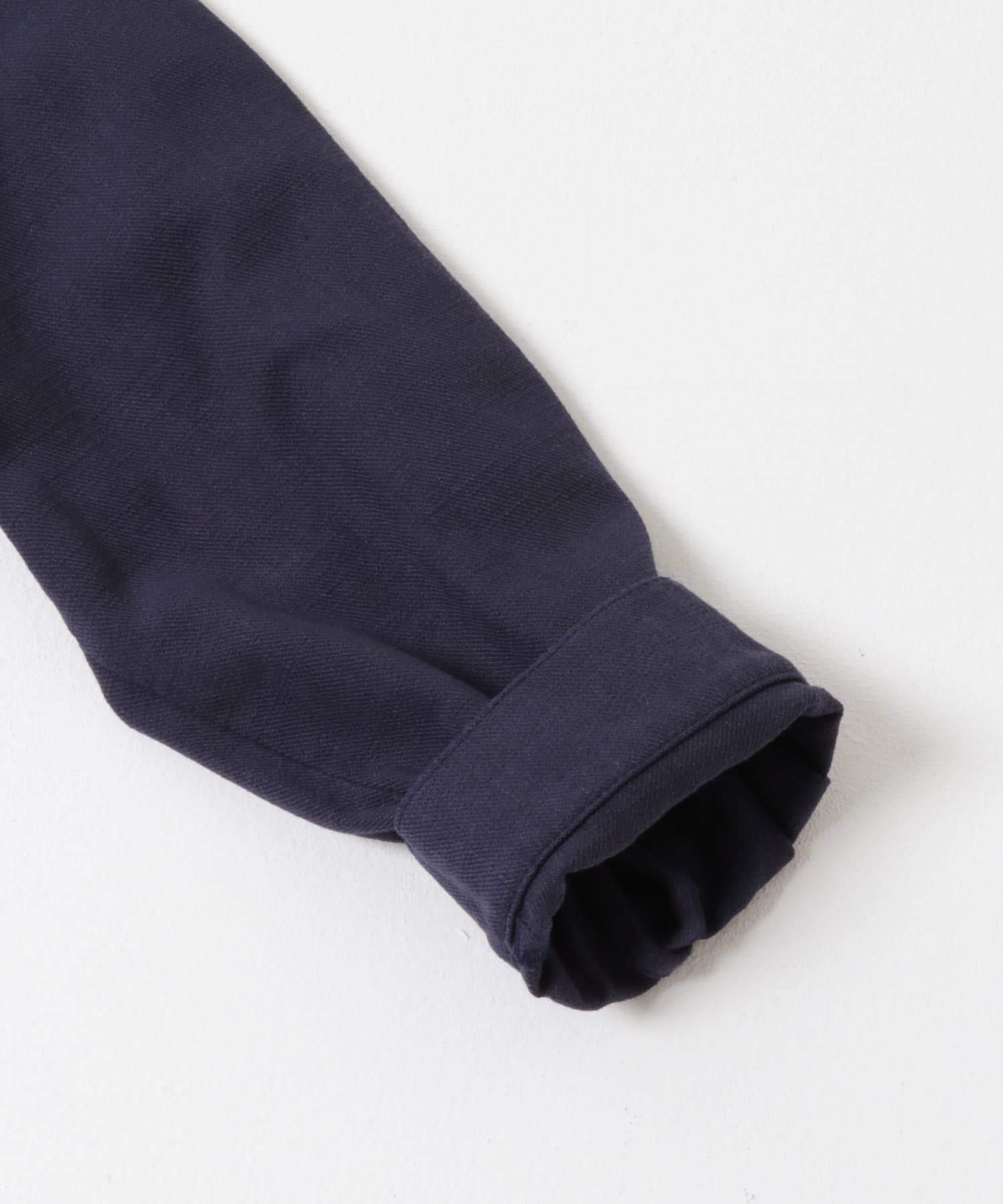 『WEB/一部店舗限定サイズ』 『セットアップ対応』 オープンカラーロゴ刺繍シャツ(KIDS) NAVY 120