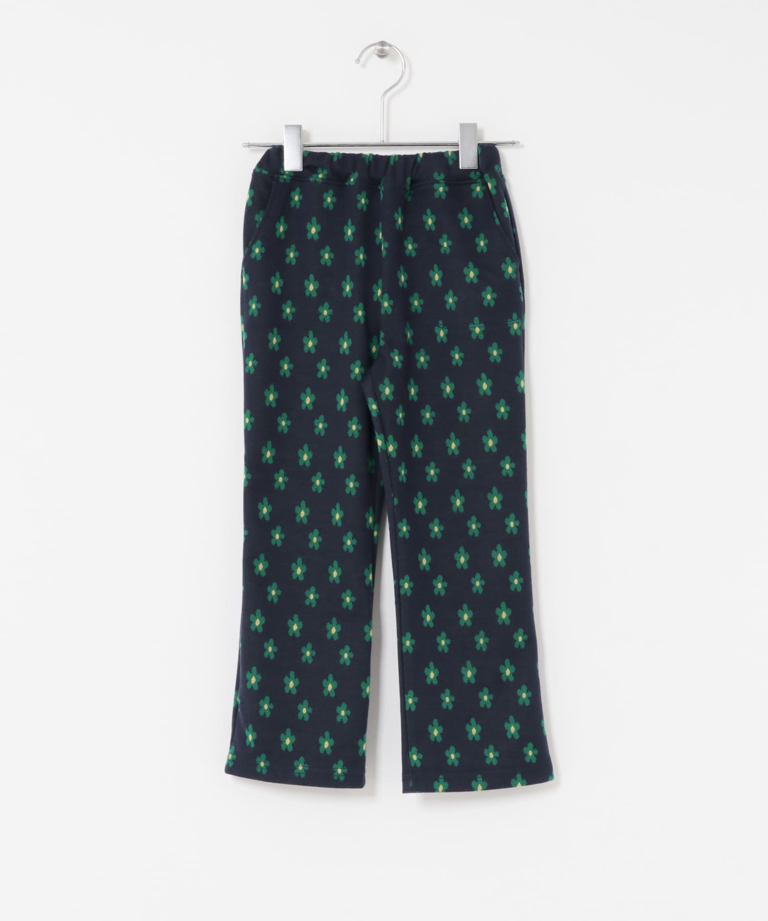 『WEB/一部店舗限定サイズ』フラワージャガードパンツ(KIDS) NAVY 105