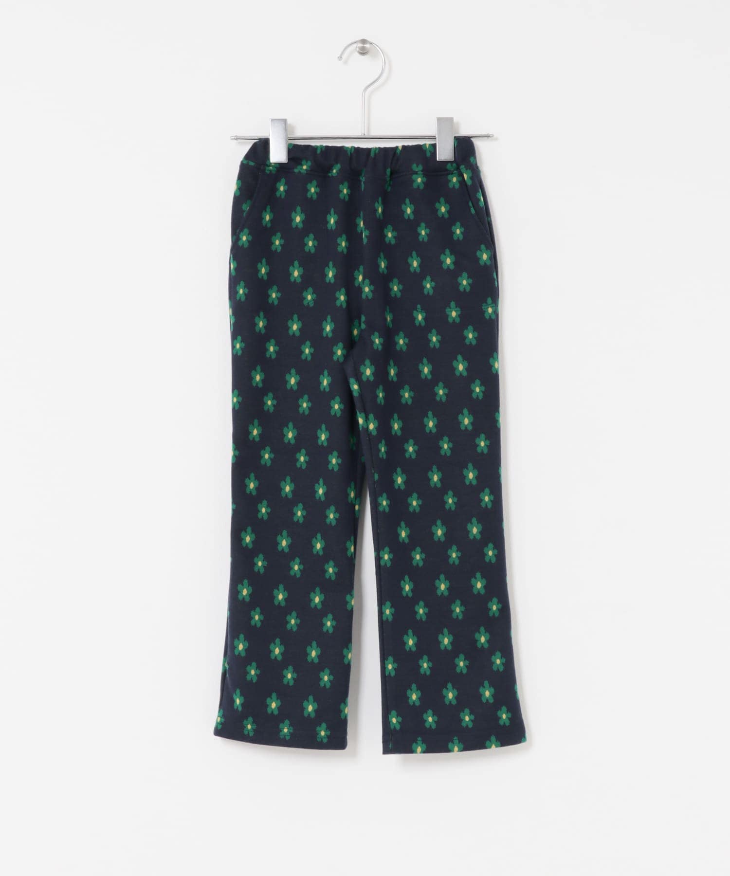 『WEB/一部店舗限定サイズ』フラワージャガードパンツ(KIDS) NAVY 105