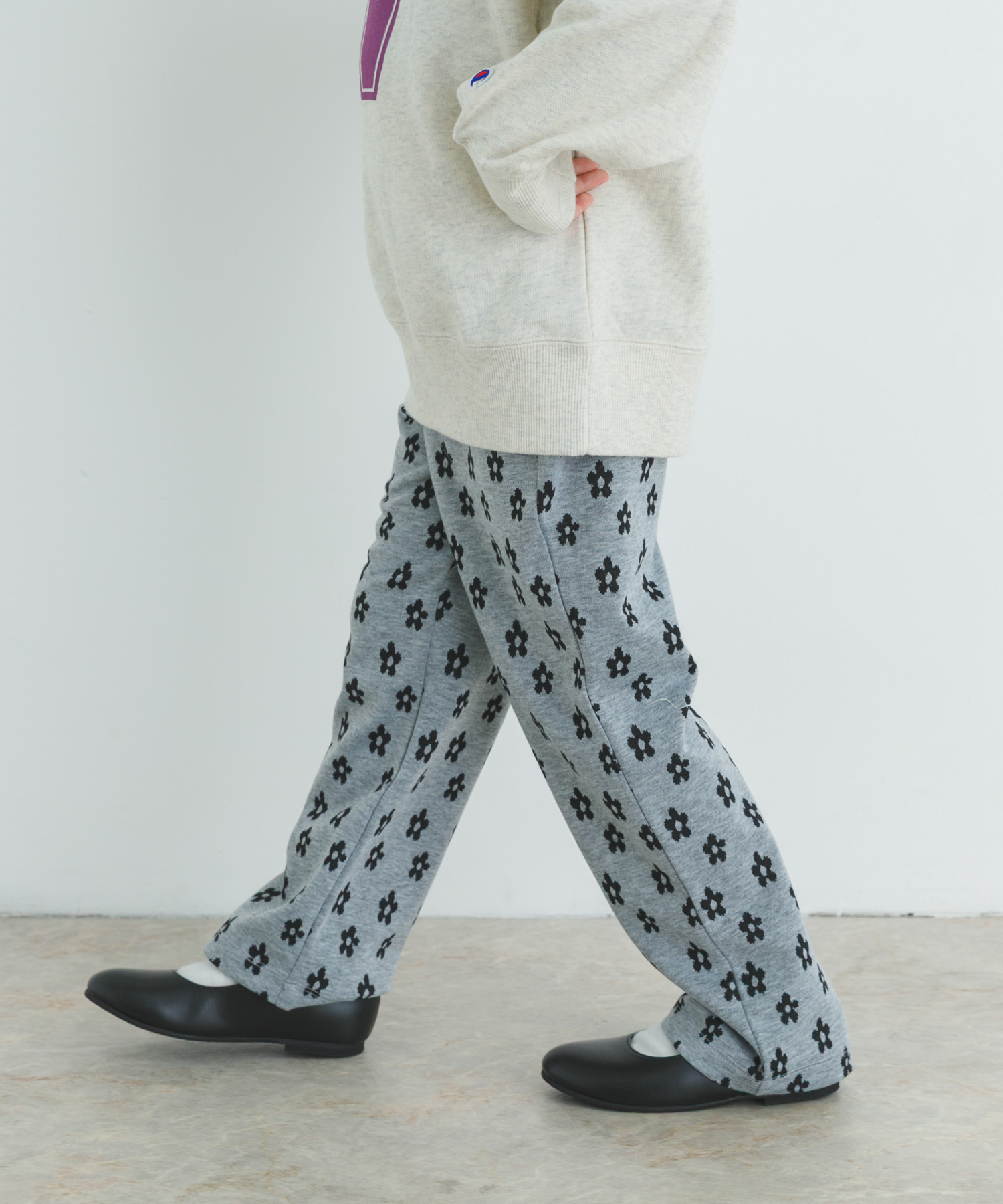 『WEB/一部店舗限定サイズ』フラワージャガードパンツ(KIDS)