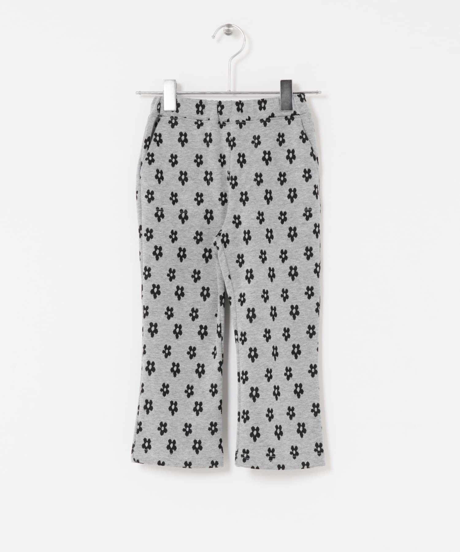 『WEB/一部店舗限定サイズ』フラワージャガードパンツ(KIDS) GRAY 105