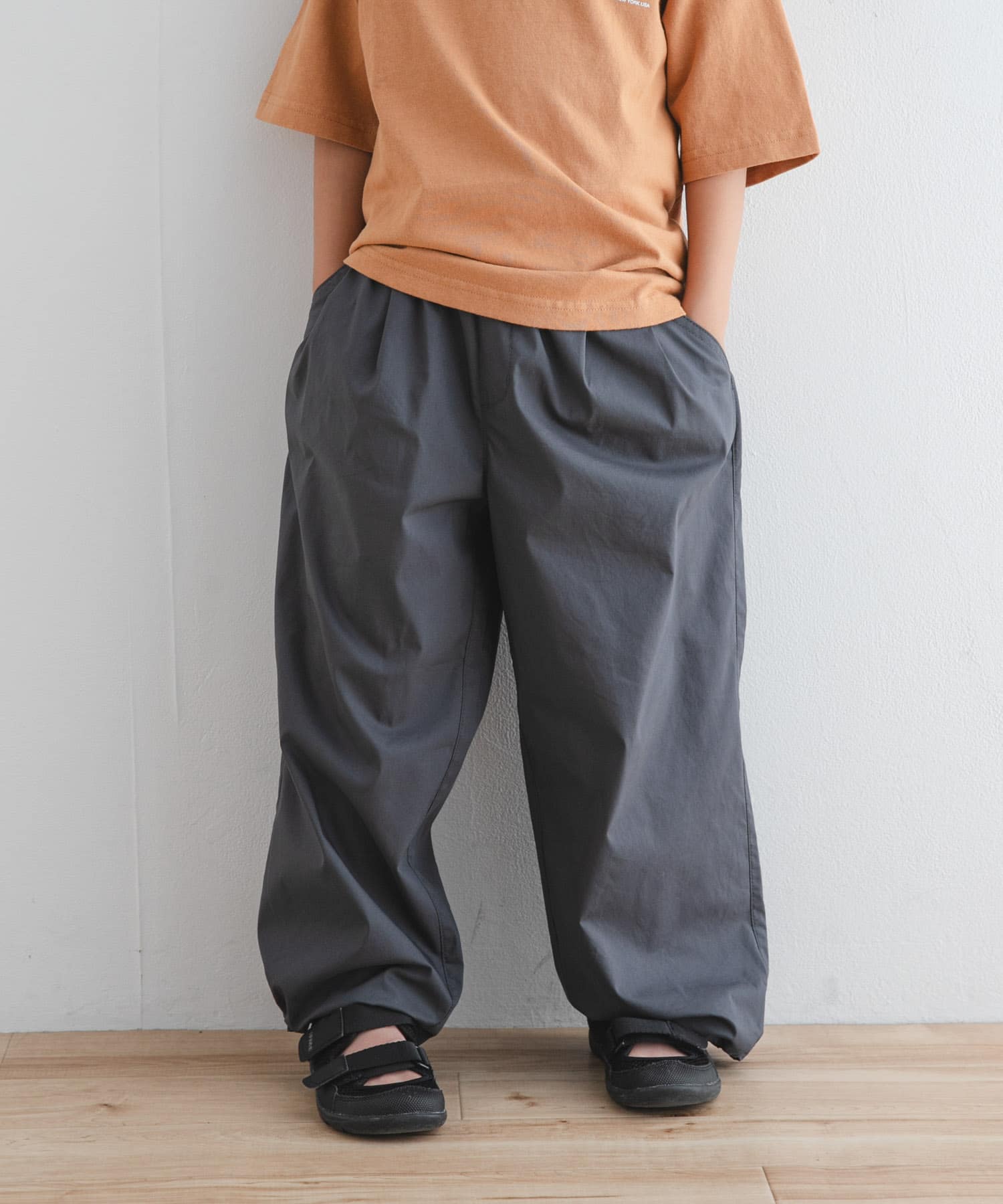 吸水速乾ウエストタックパンツ(KIDS)