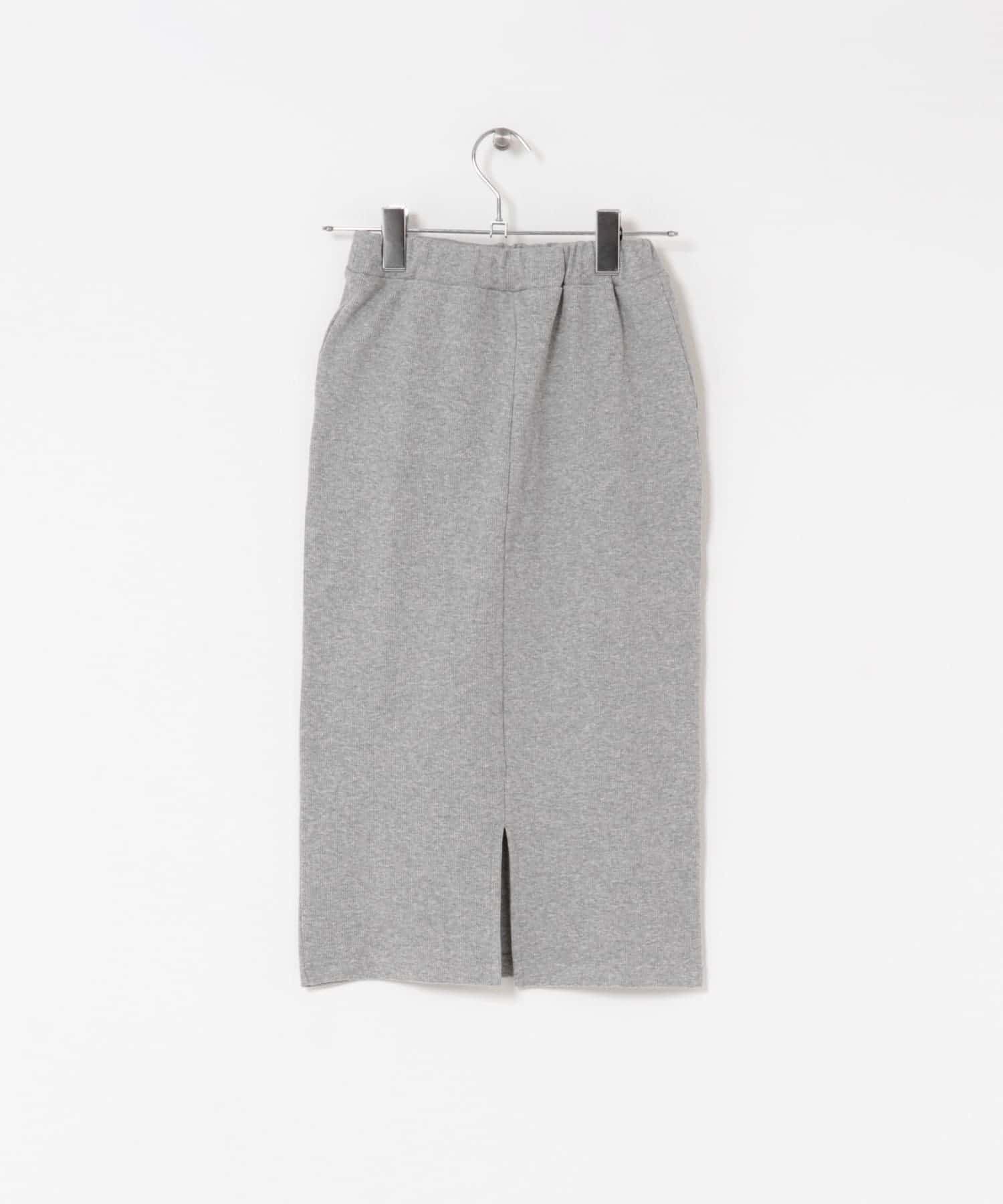 リブタイトスカート(KIDS) 杢GRAY 120