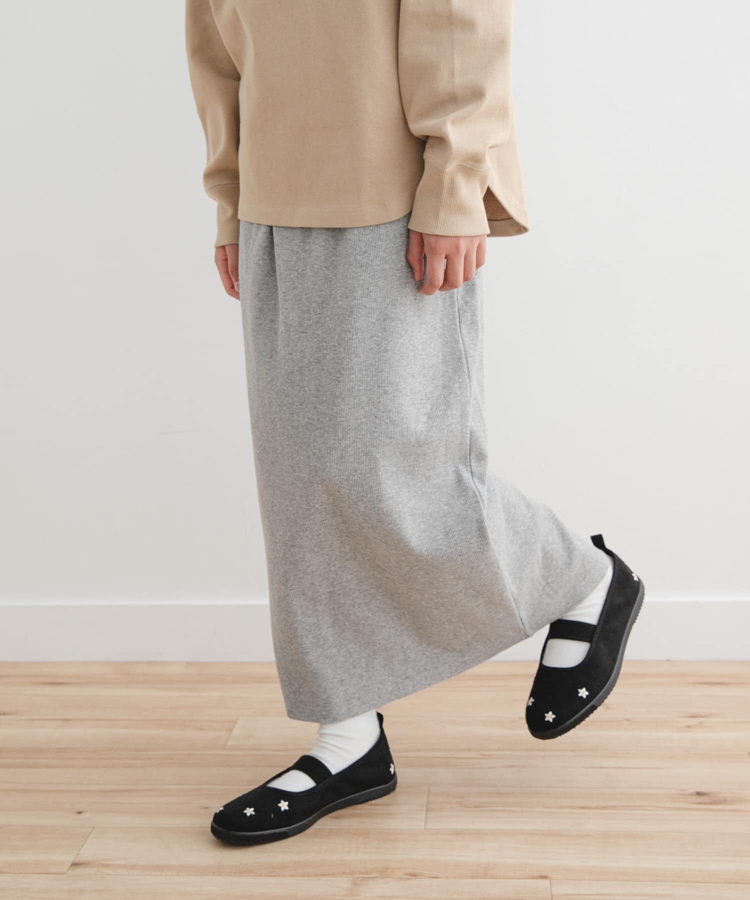 『WEB/一部店舗限定』リブタイトスカート(KIDS)