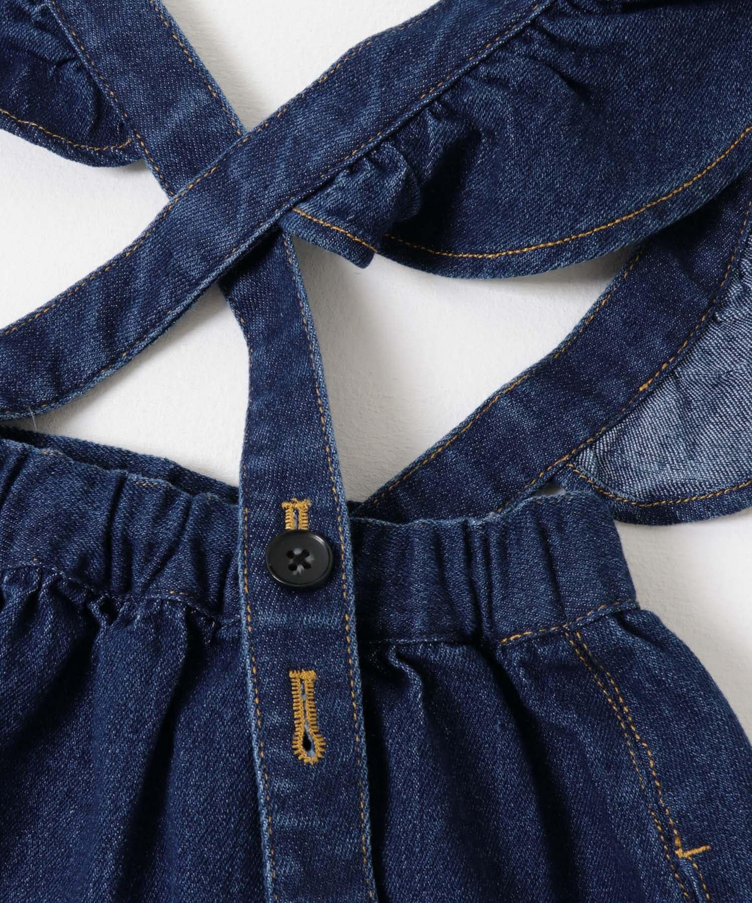 WEB/一部店舗限定サイズ』2WAYフリルジャンパースカート(KIDS