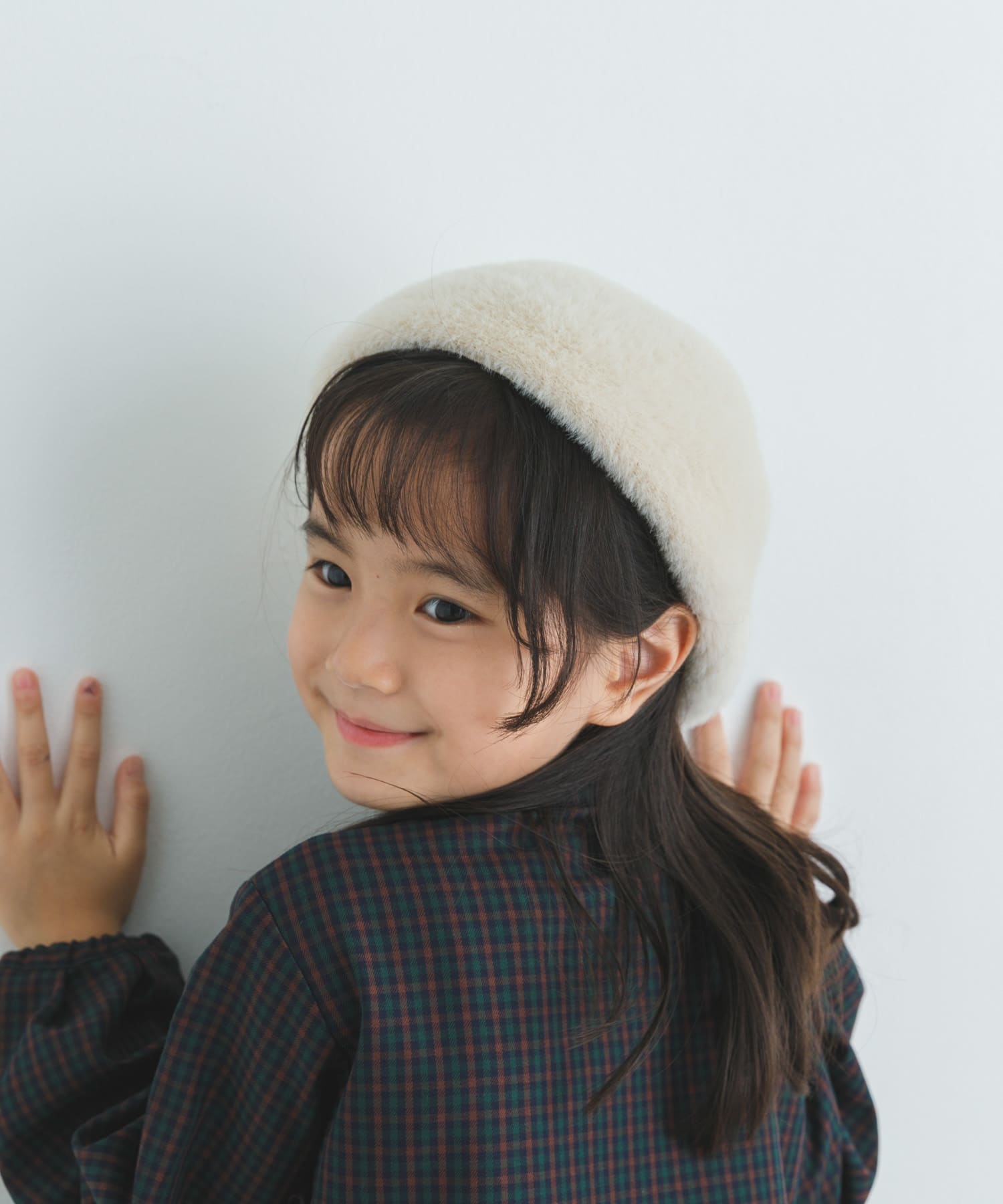 M me eme ノベルティ ファーベレー帽 ショートファーベレー帽(KIDS)(one IVORY): キッズ｜URBAN RESEARCH