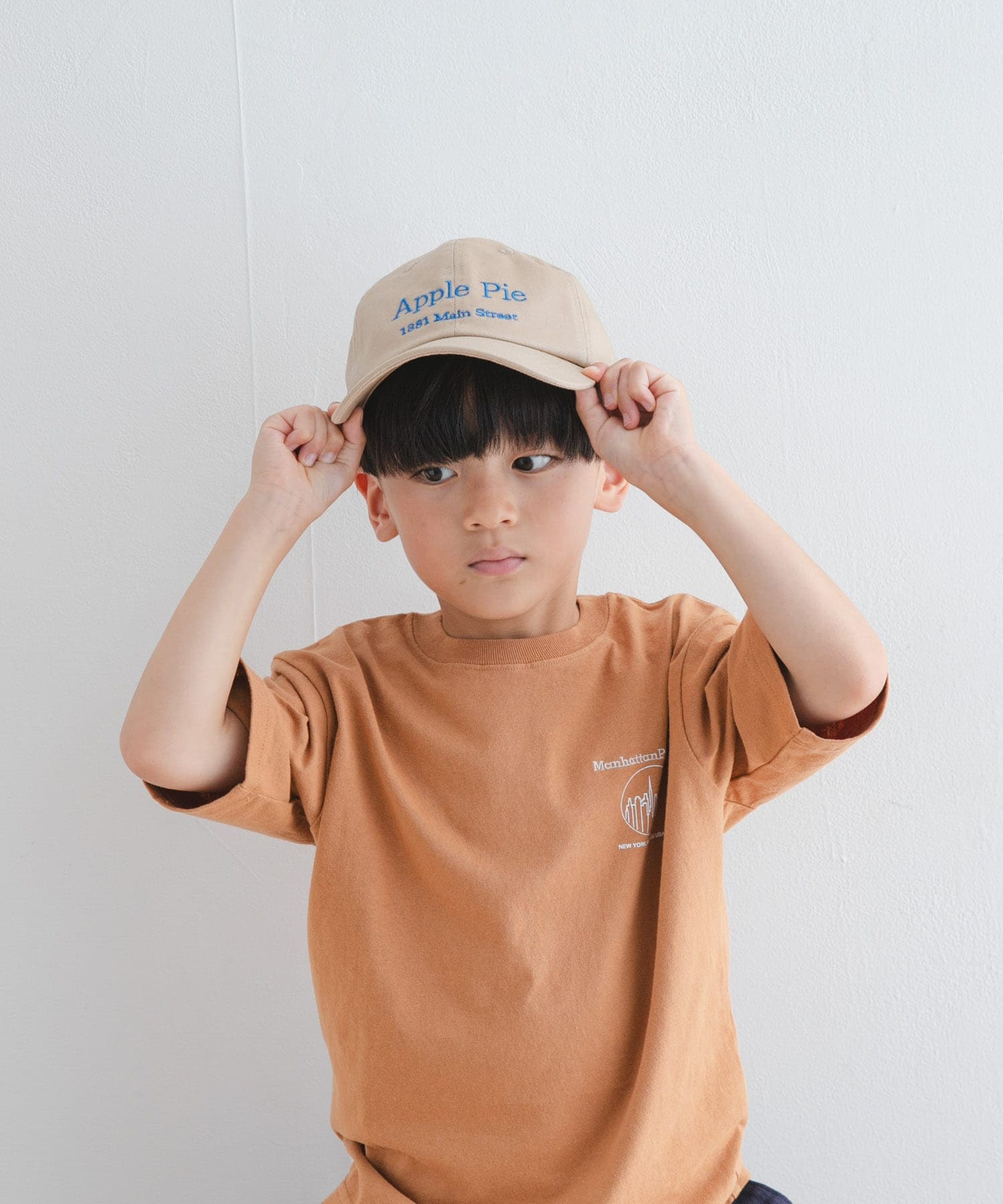 ロゴ刺繍キャップ(KIDS)