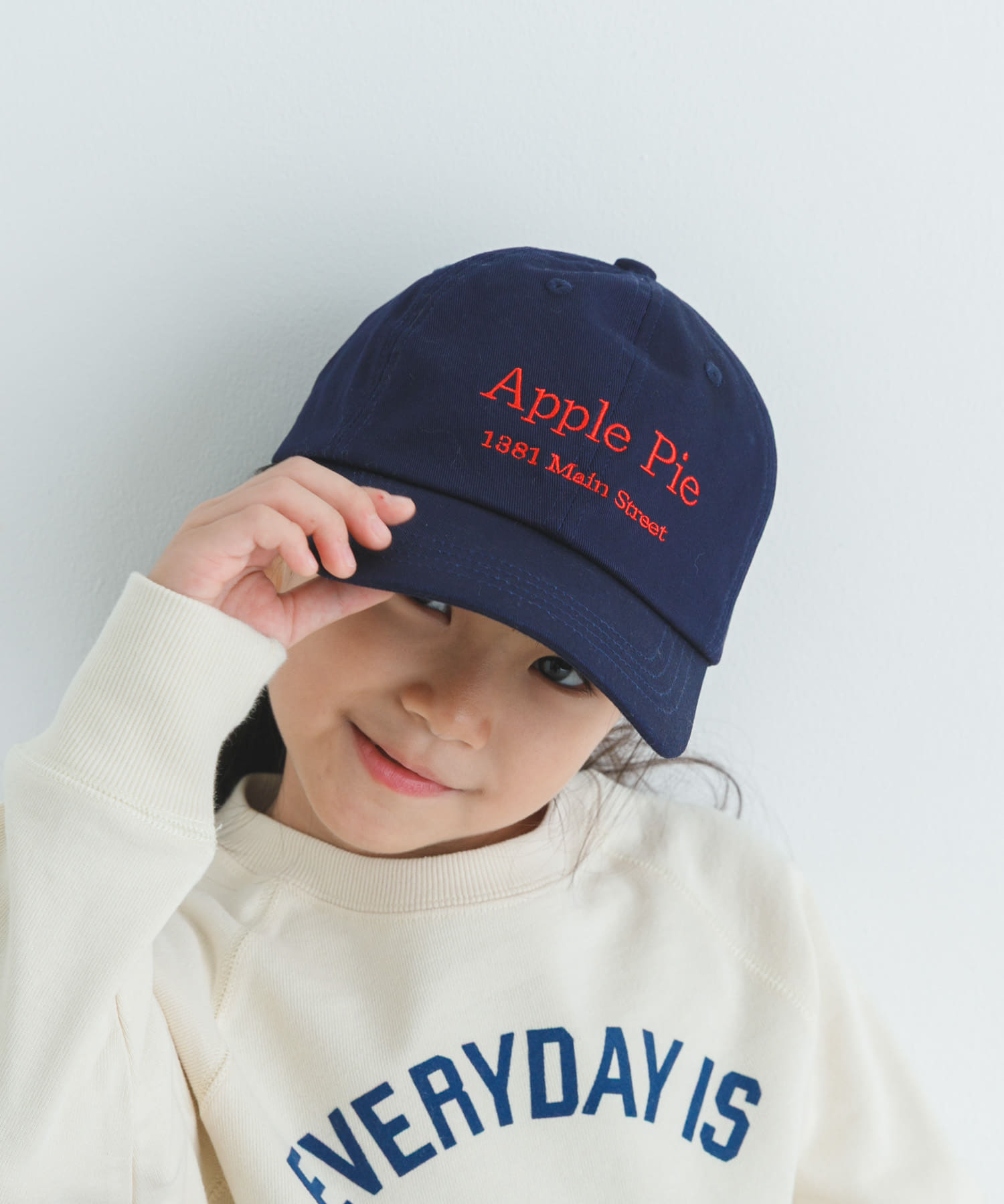 ロゴ刺繍キャップ(KIDS)