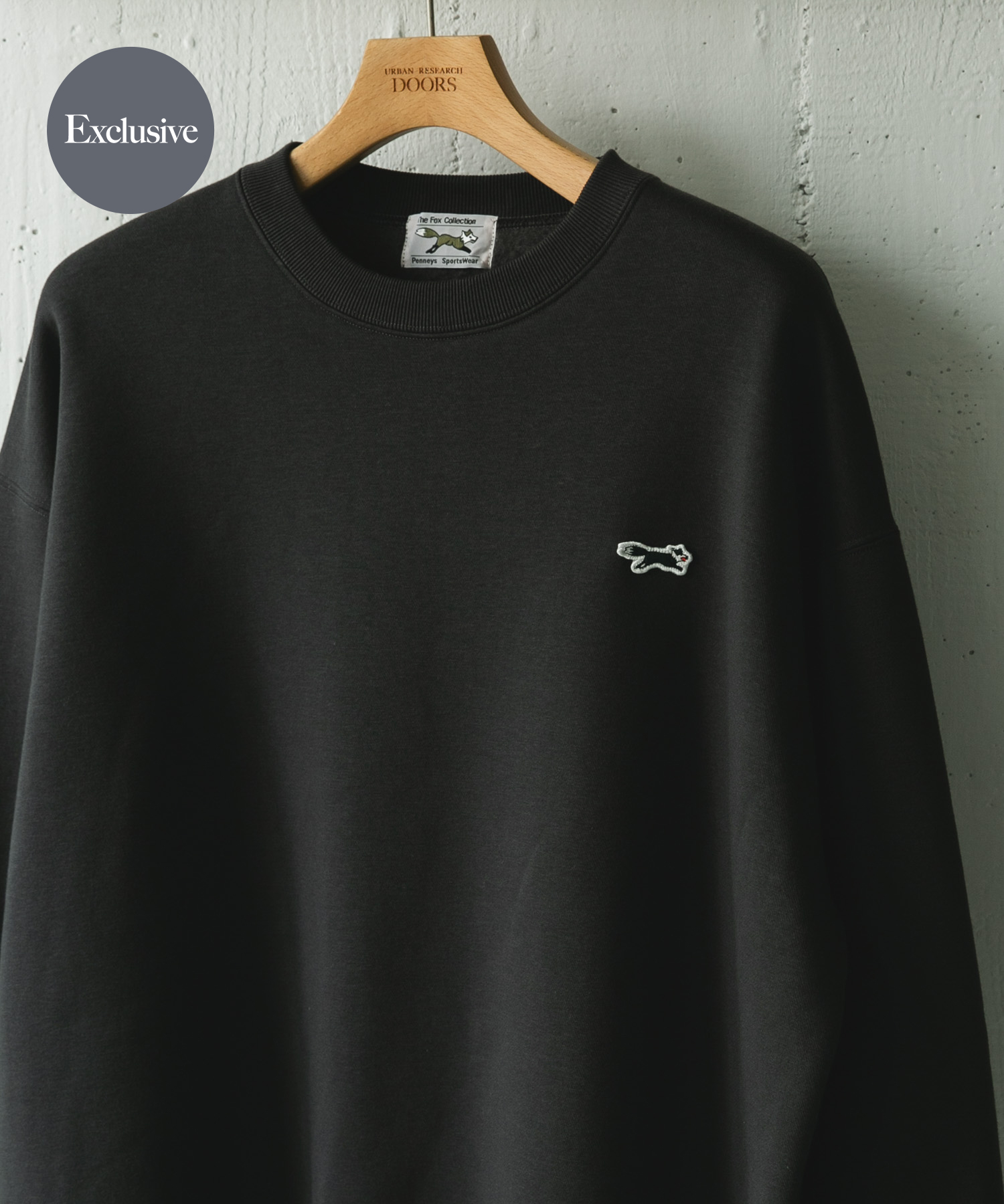 『XLサイズ/WEB限定』『別注』PENNEYS×DOORS　THE FOX クルーネックスウェット