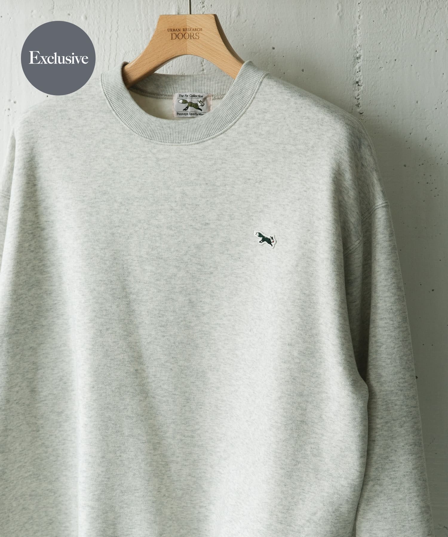 『XLサイズ/WEB限定』『別注』PENNEYS×DOORS　THE FOX クルーネックスウェット