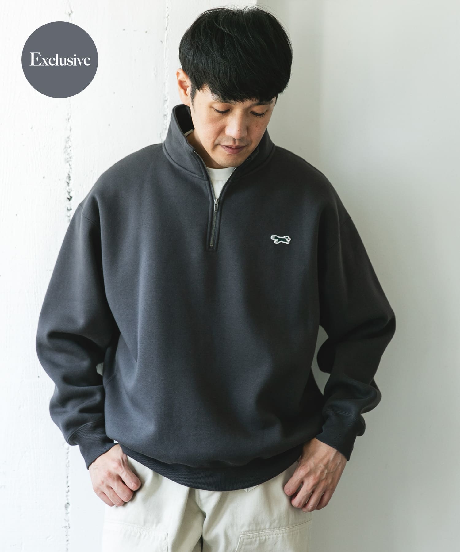 『XLサイズ/WEB限定』『別注』PENNEYS×DOORS　THE FOX ハーフジップスウェット