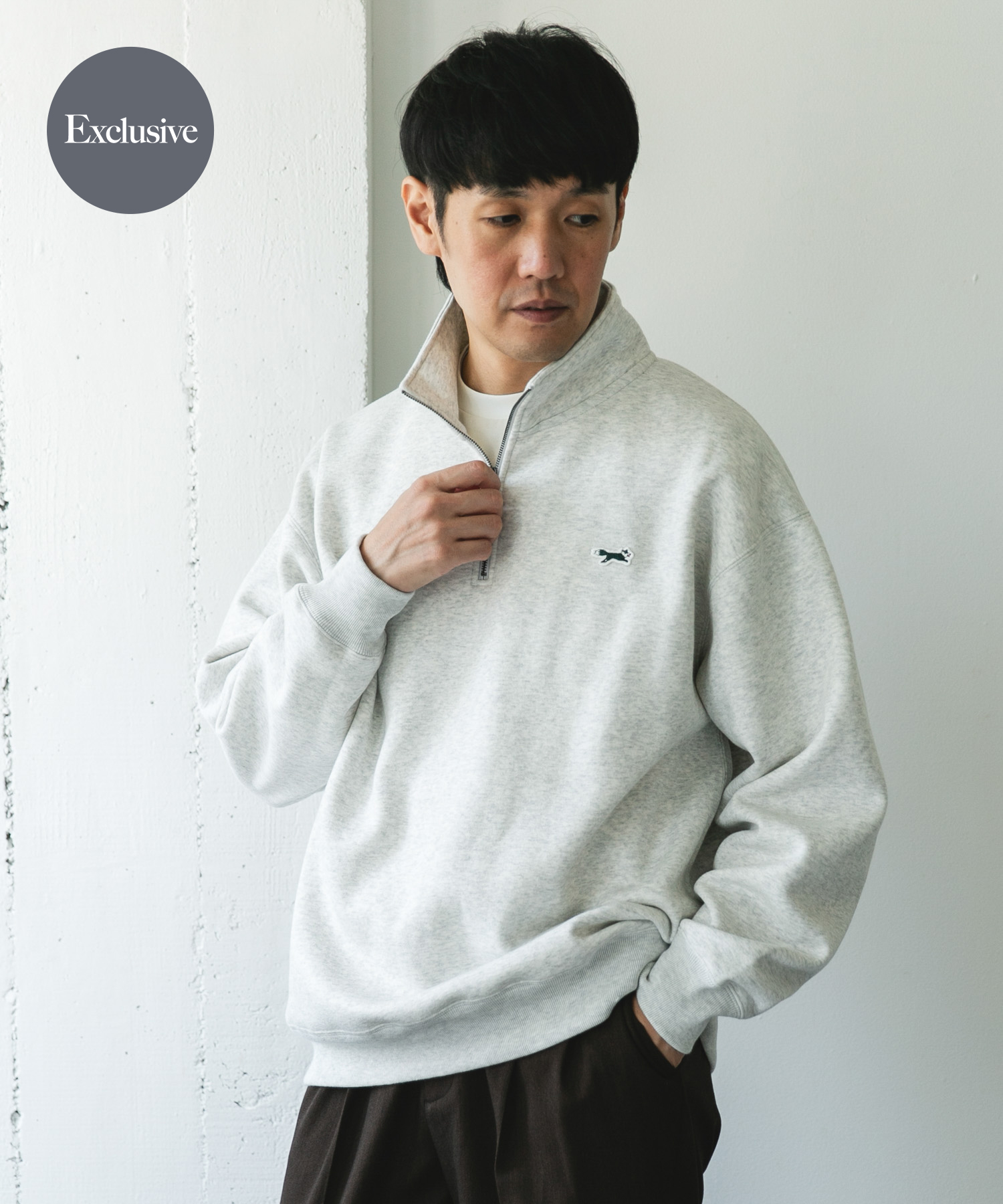 『XLサイズ/WEB限定』『別注』PENNEYS×DOORS　THE FOX ハーフジップスウェット