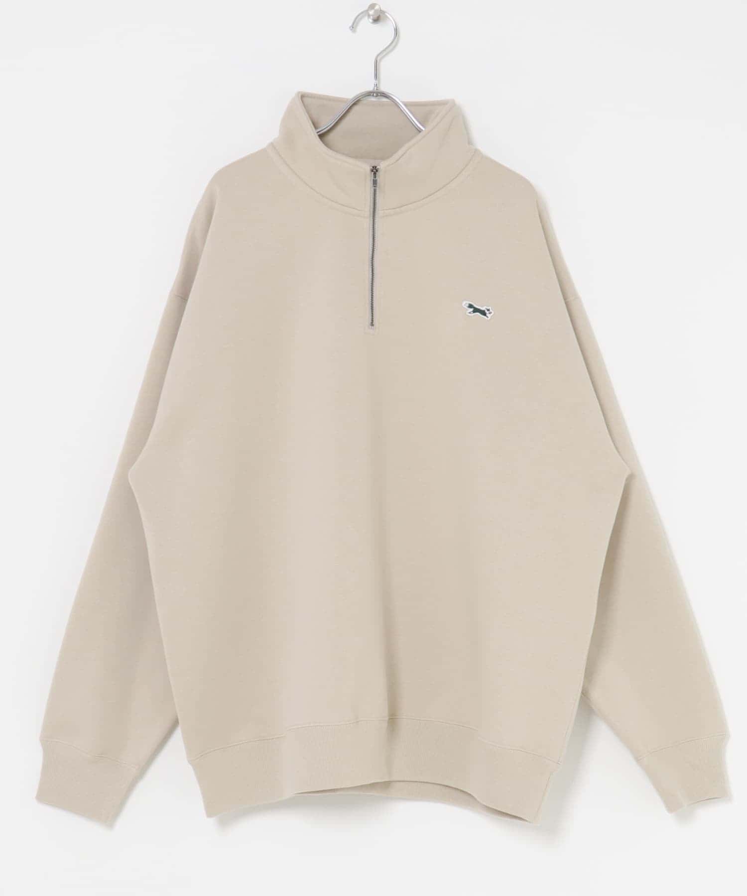 『XLサイズ/WEB限定』『別注』PENNEYS×DOORS　THE FOX ハーフジップスウェット BEIGE M
