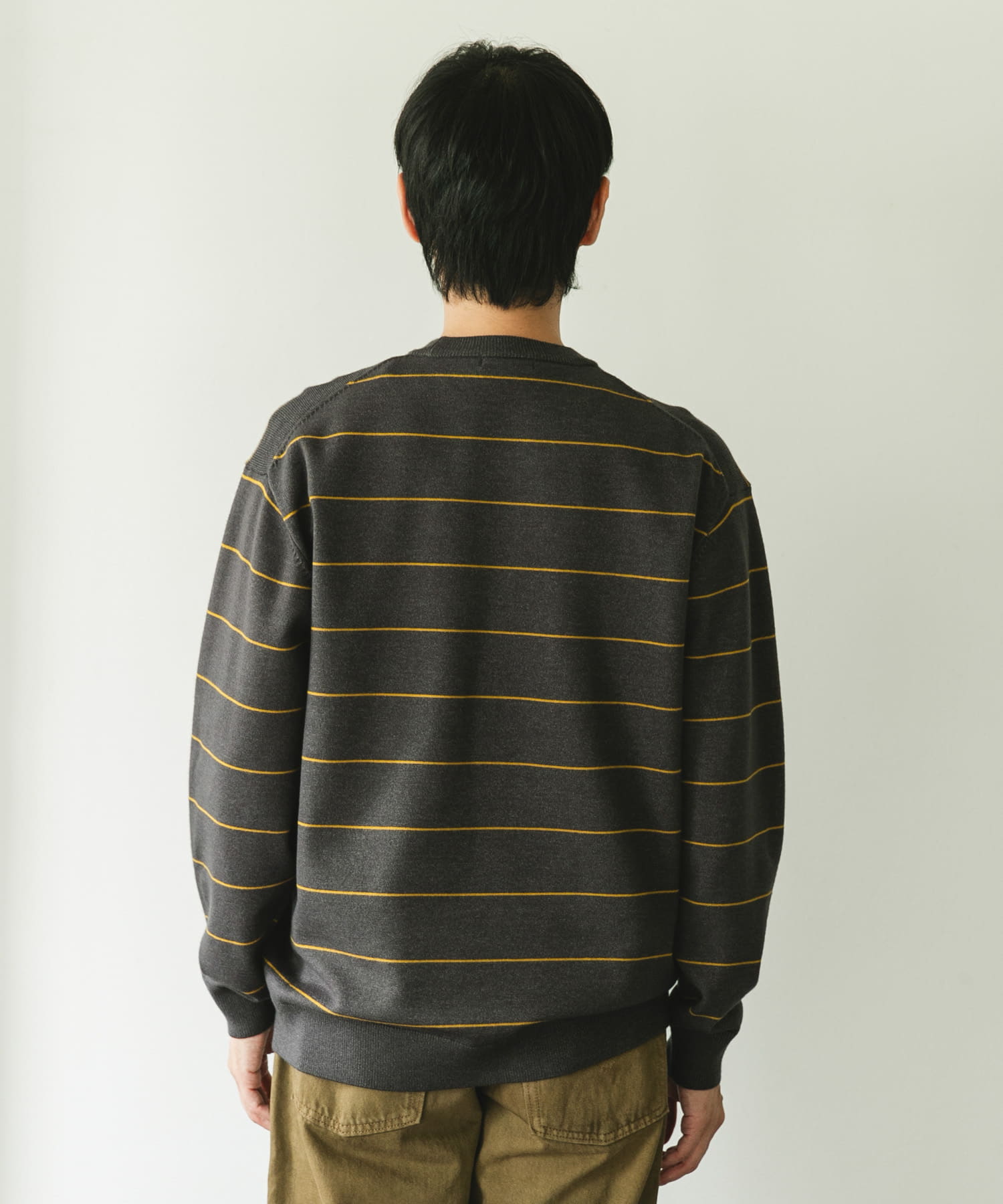 『仁村紗和さん着用』『UR TECH 200日ニット』クルーネック CHA×YEL.K M