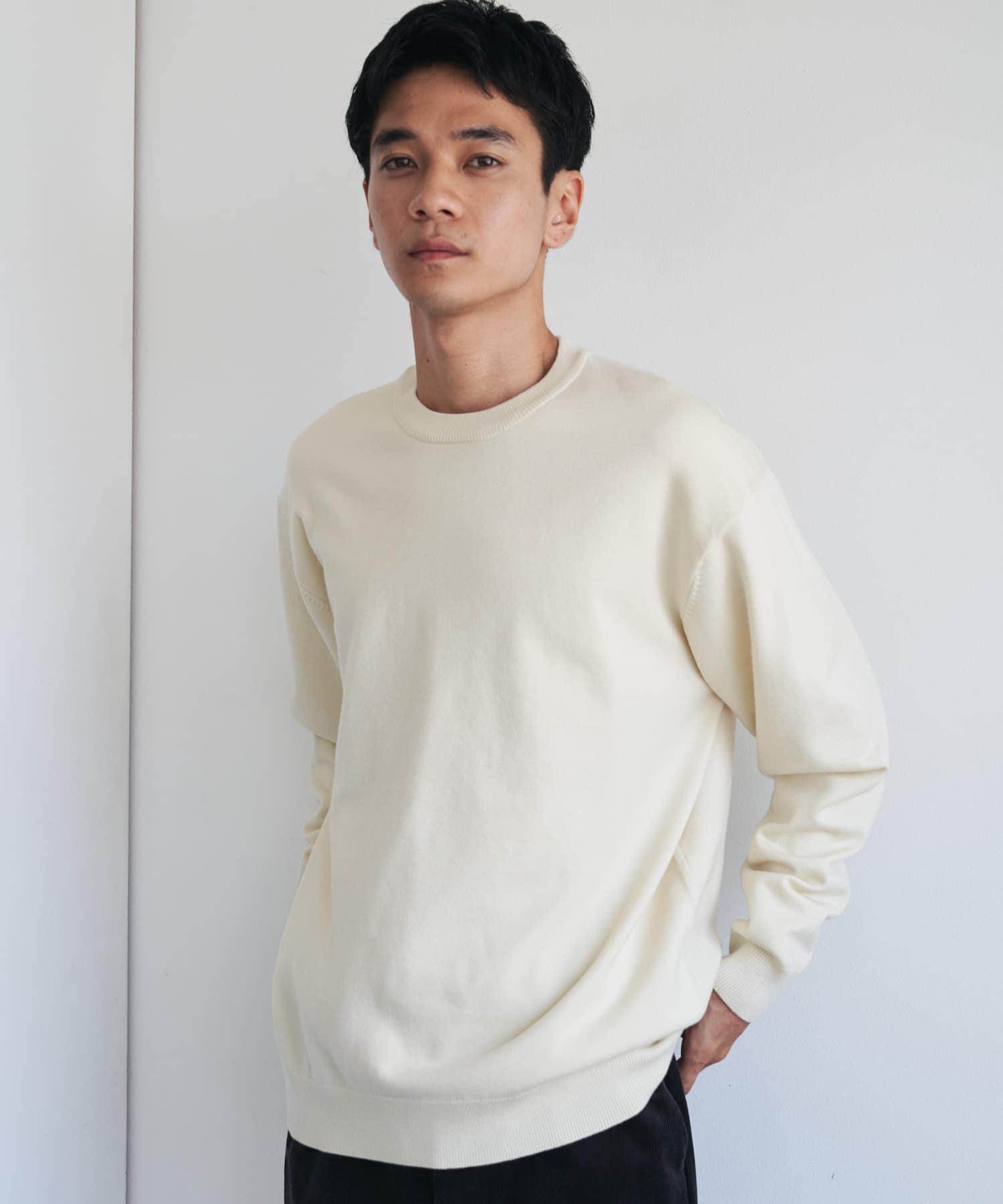 『仁村紗和さん着用』『UR TECH 200日ニット』クルーネック