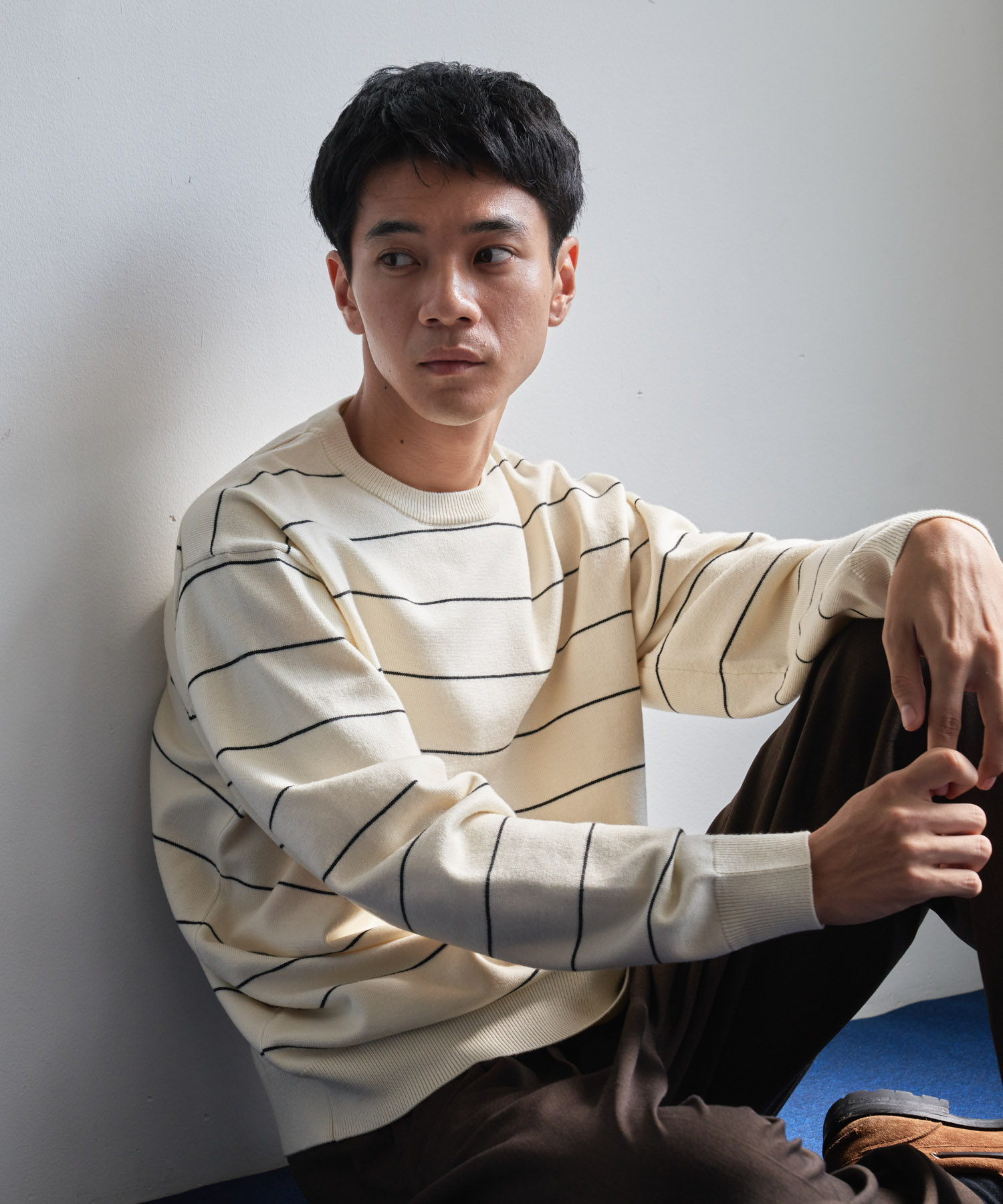 『仁村紗和さん着用』『UR TECH 200日ニット』クルーネック